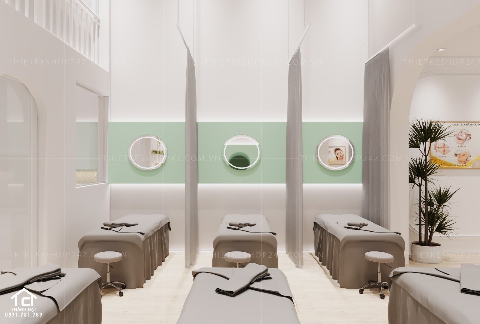Thiết kế spa sang trọng