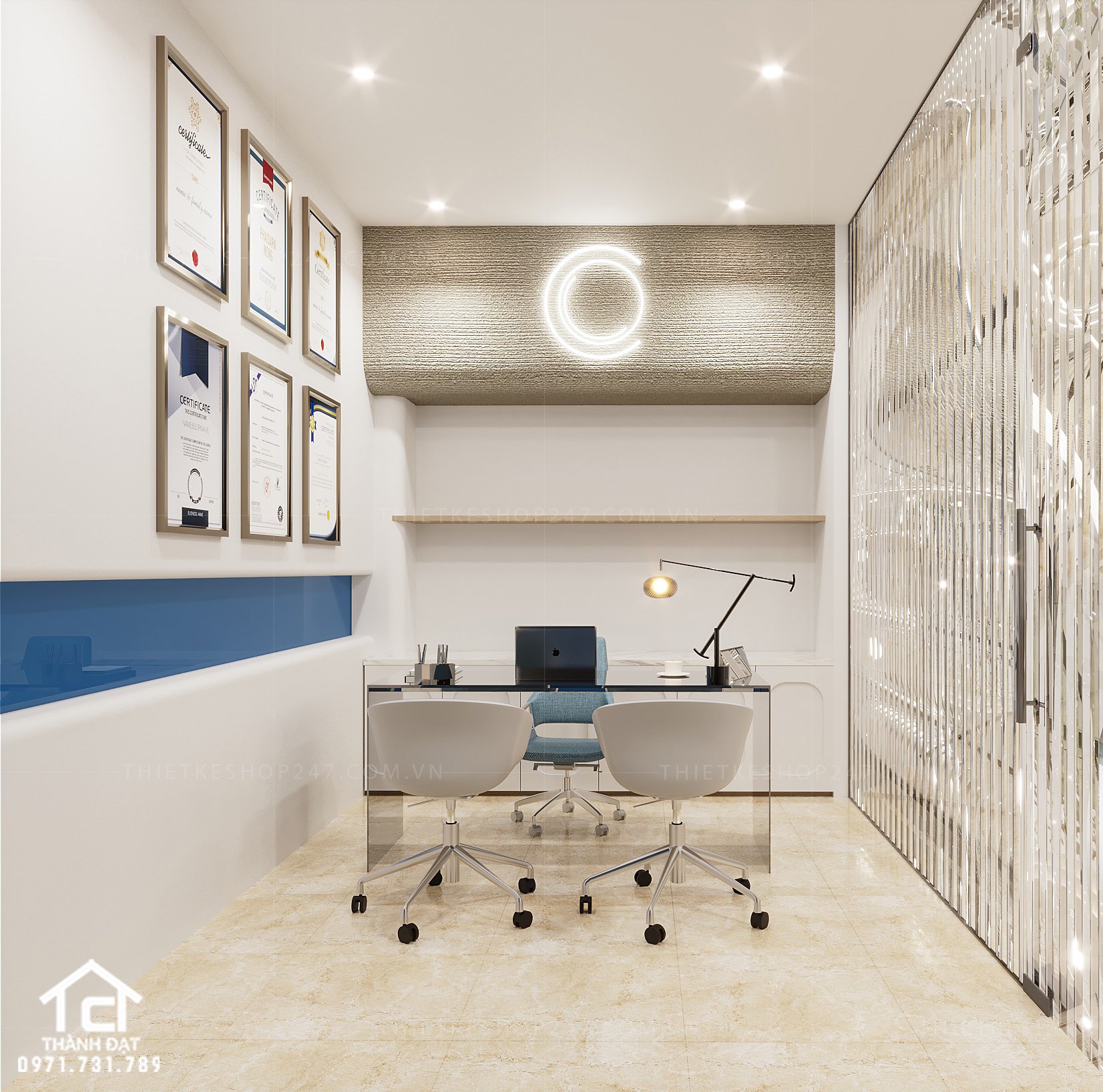 thiết kế phòng khám nha khoa đẹp bắt mắt