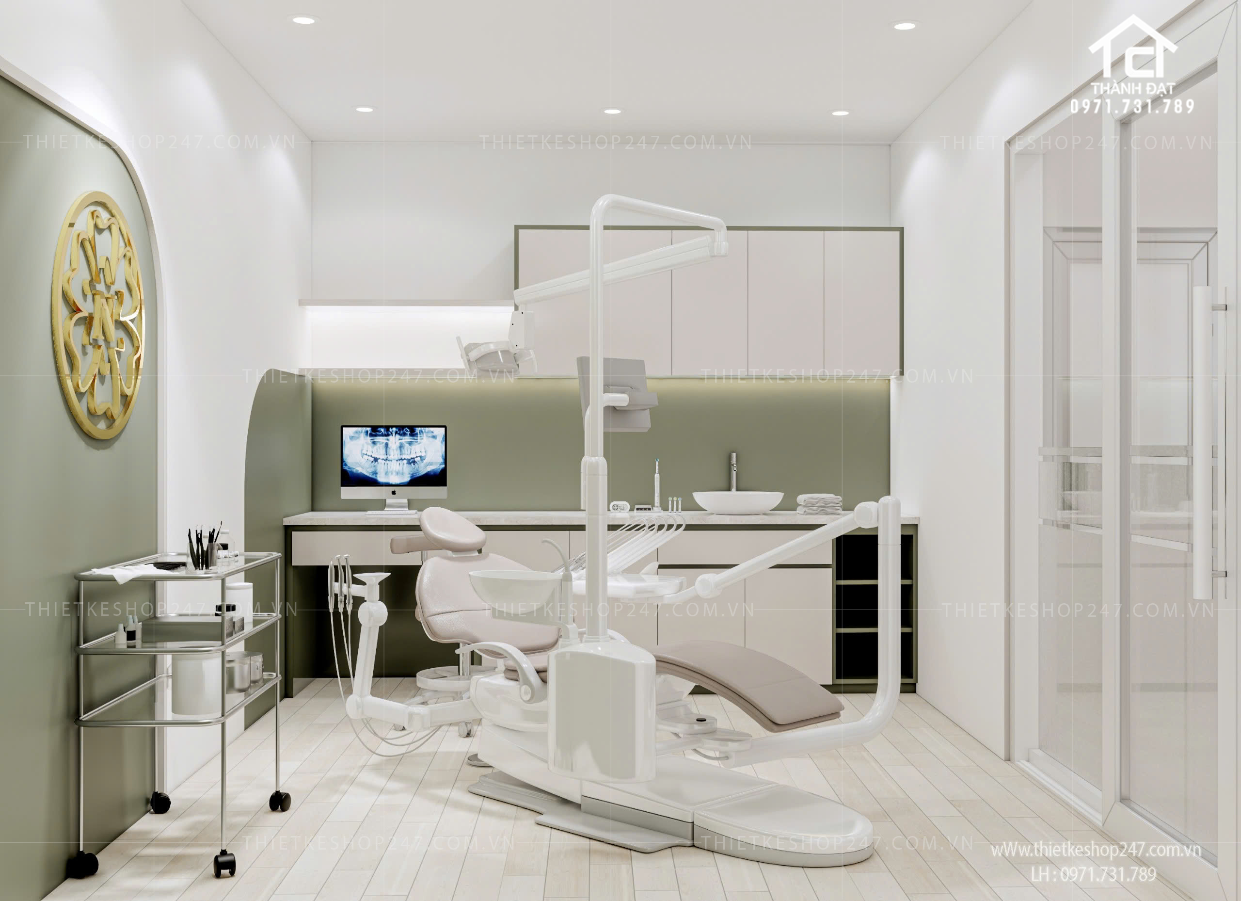 Mẫu thiết kế phòng khám nha khoa đẹp sang trọng và rất hiện đại – DR. NĂNG