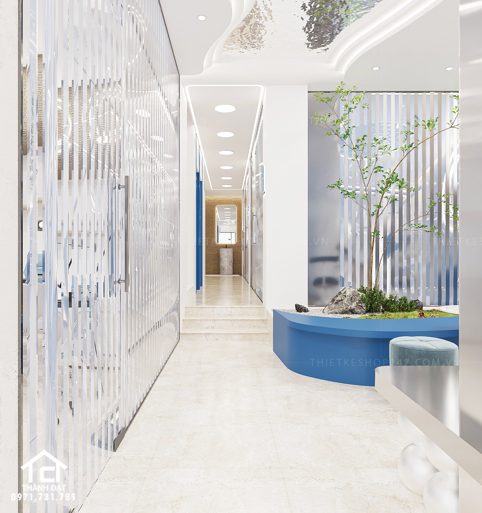 thiết kế phòng khám nha khoa đẹp sáng tạo