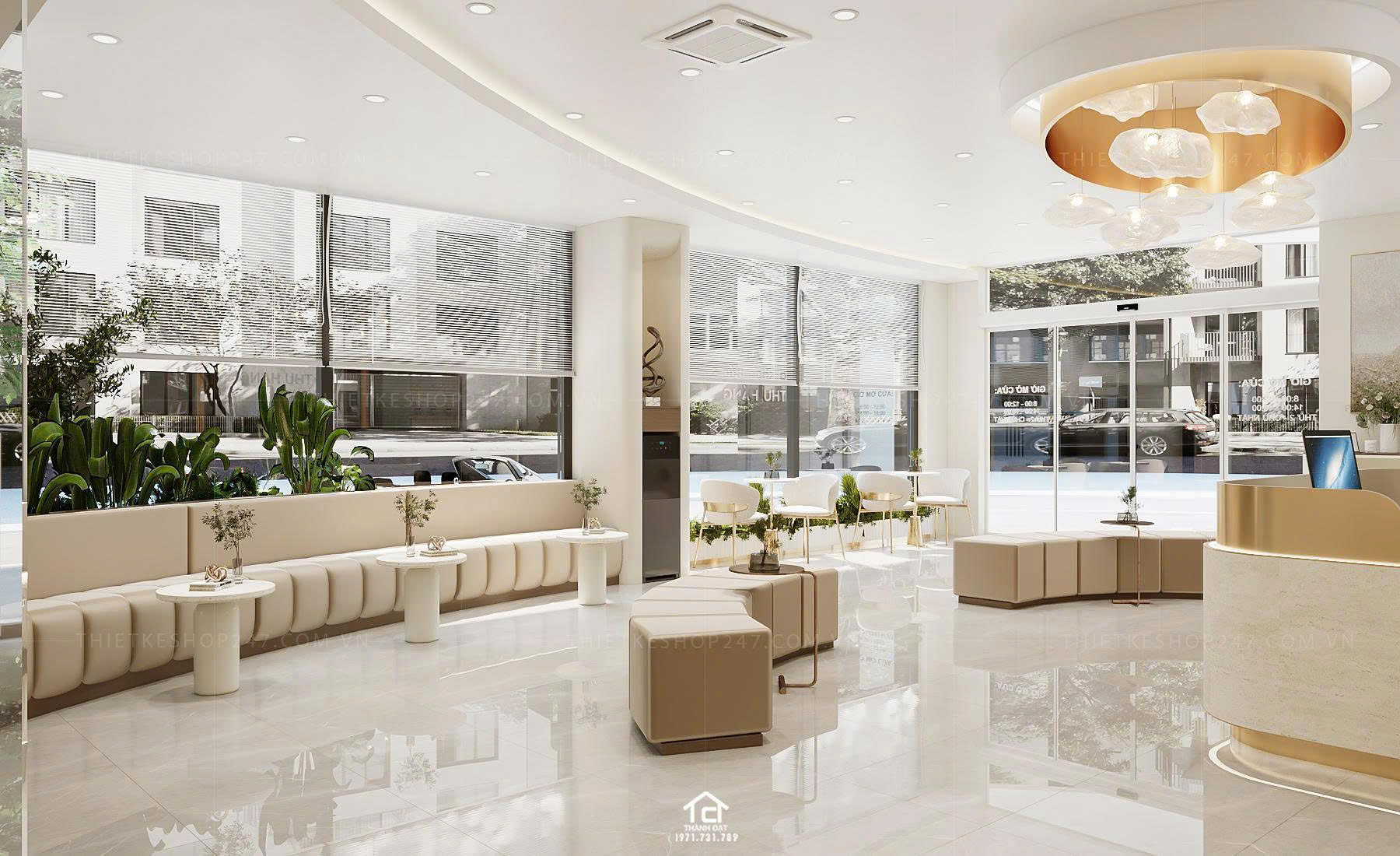 thiết kế phòng khám nha khoa đẹp thu hút