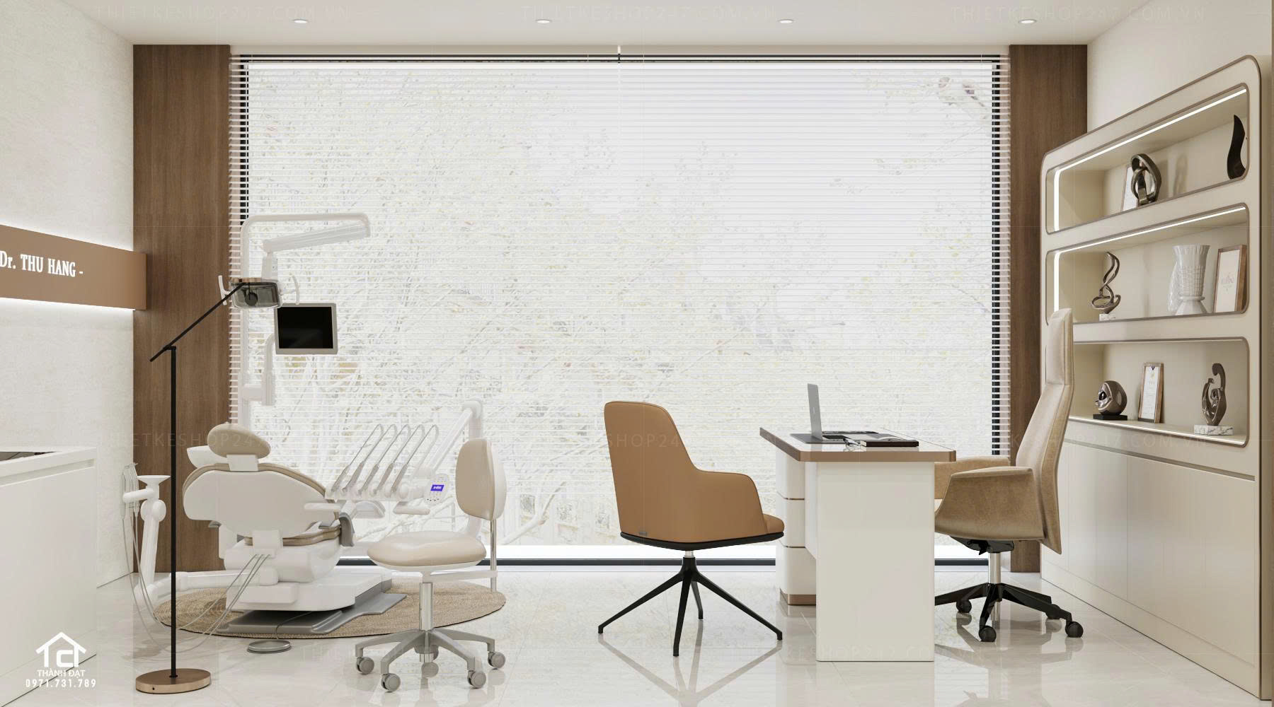 Thiết kế phòng khám nha khoa đẹp lôi cuốn