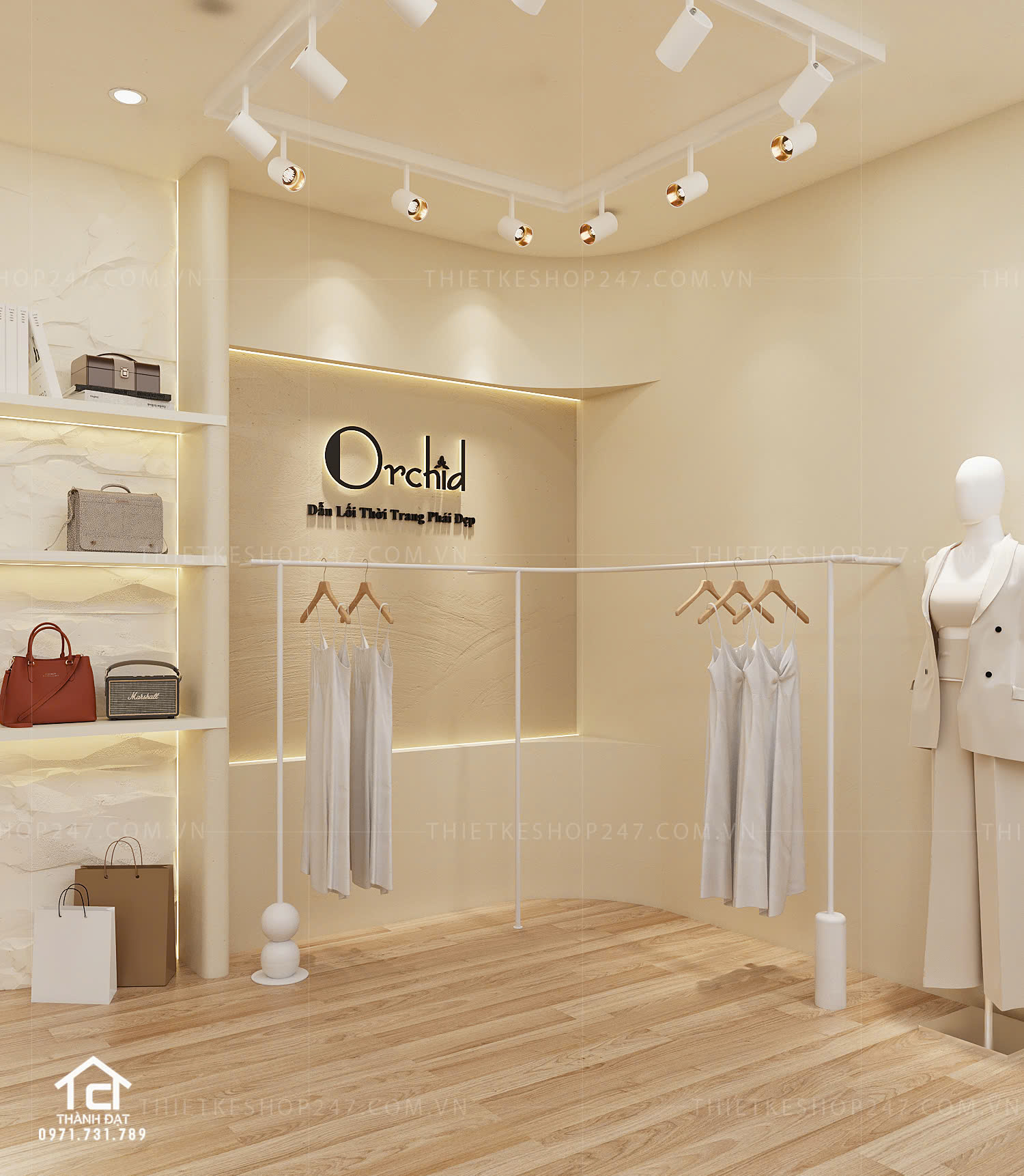 thiết kế vách live stream đẹp bắt mắt