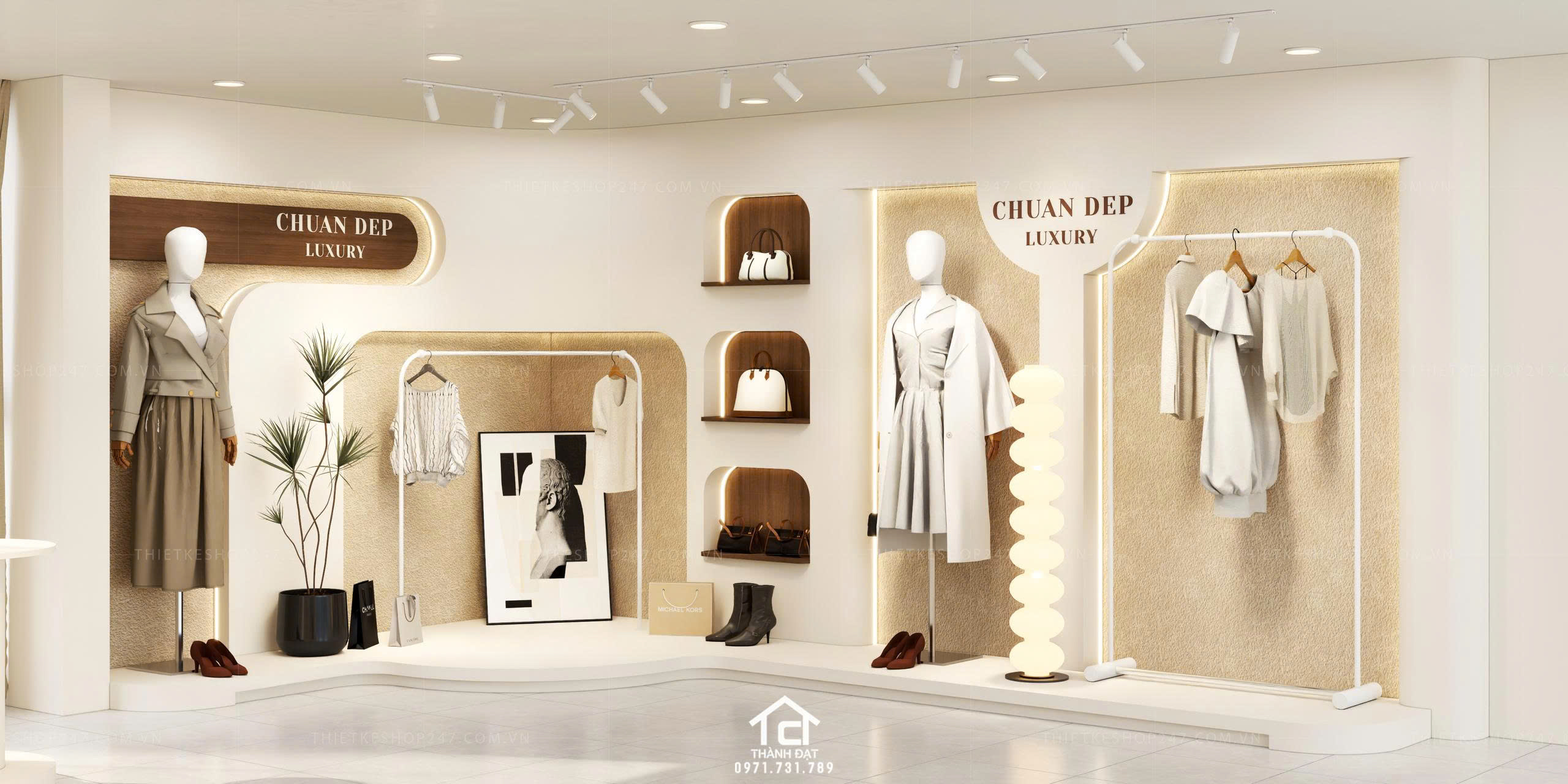 thiết kế vách live stream đẹp ấn tượng