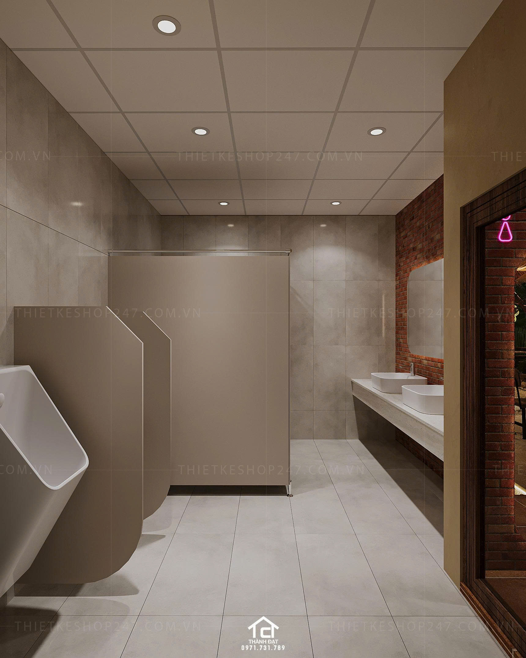 thiết kế quán ăn đẹp lôi cuốn