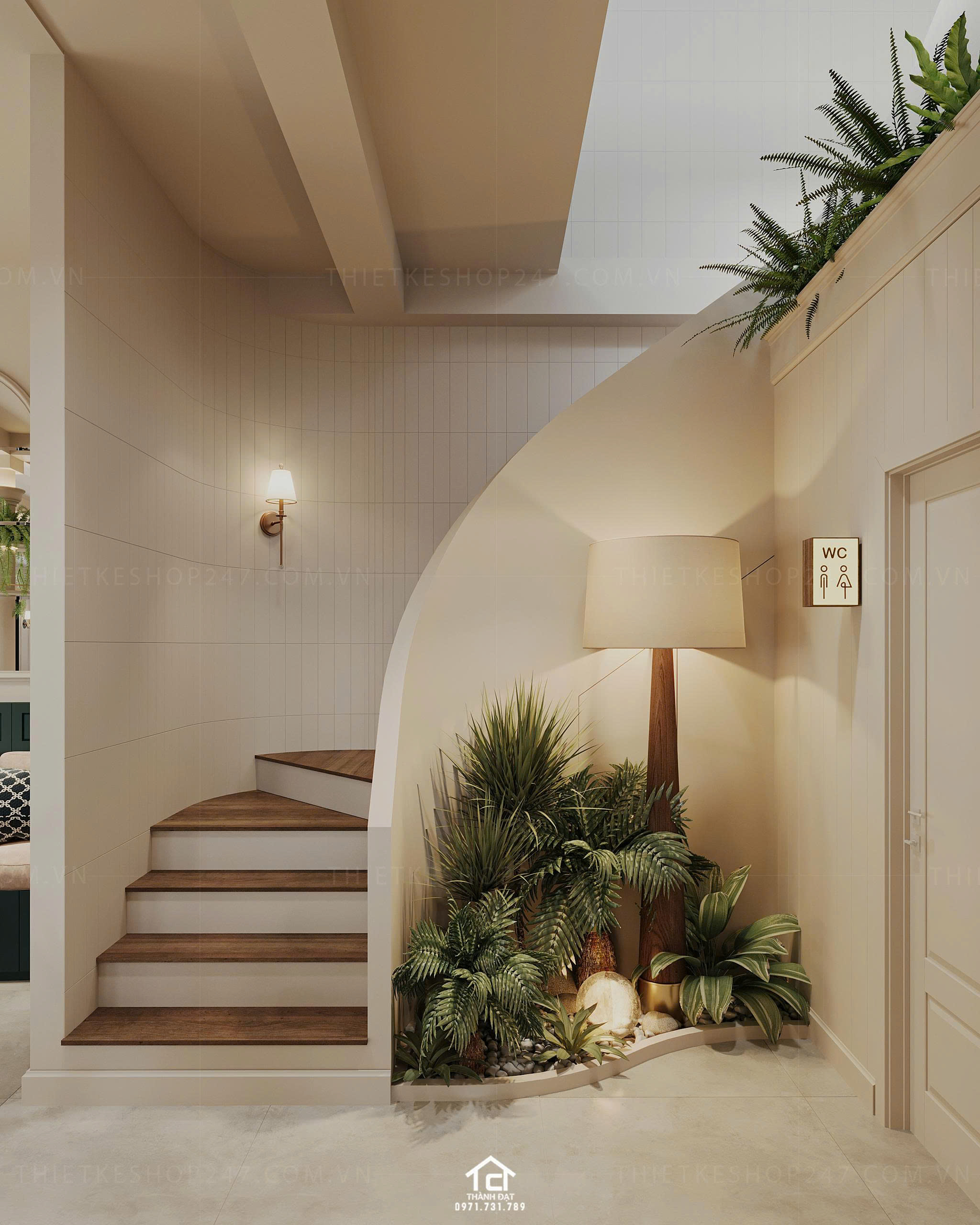 thiết kế quán cafe đẹp nữ tính