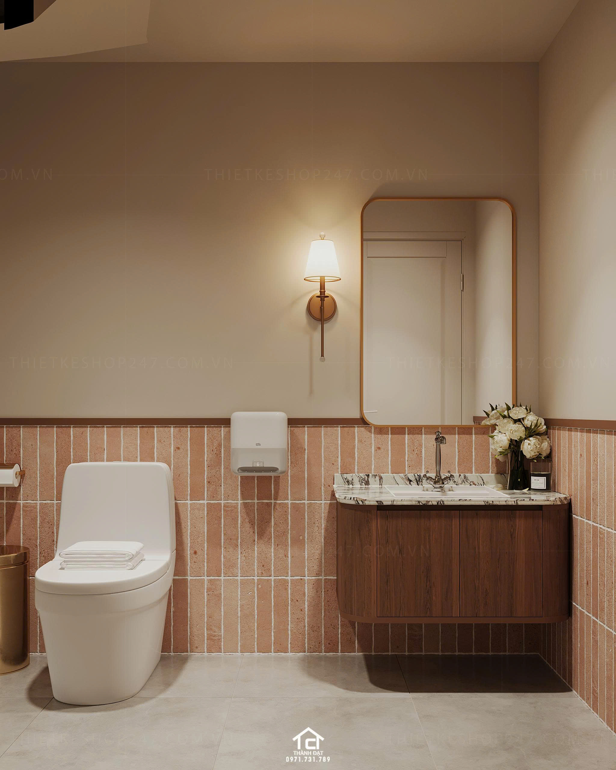 thiết kế quán cafe đẹp phong cách