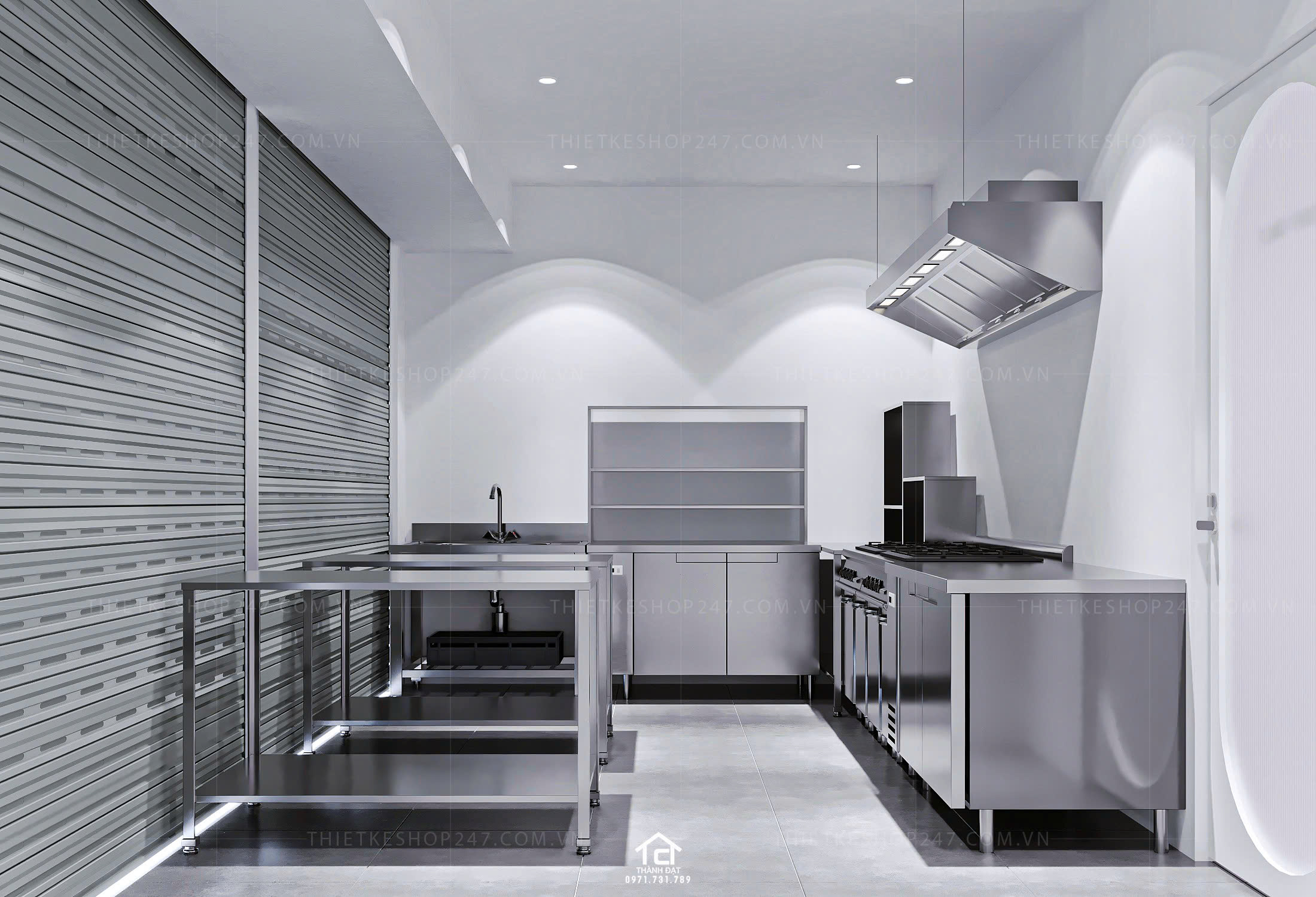 thiết kế quán trà sữa đẹp ấn tượng