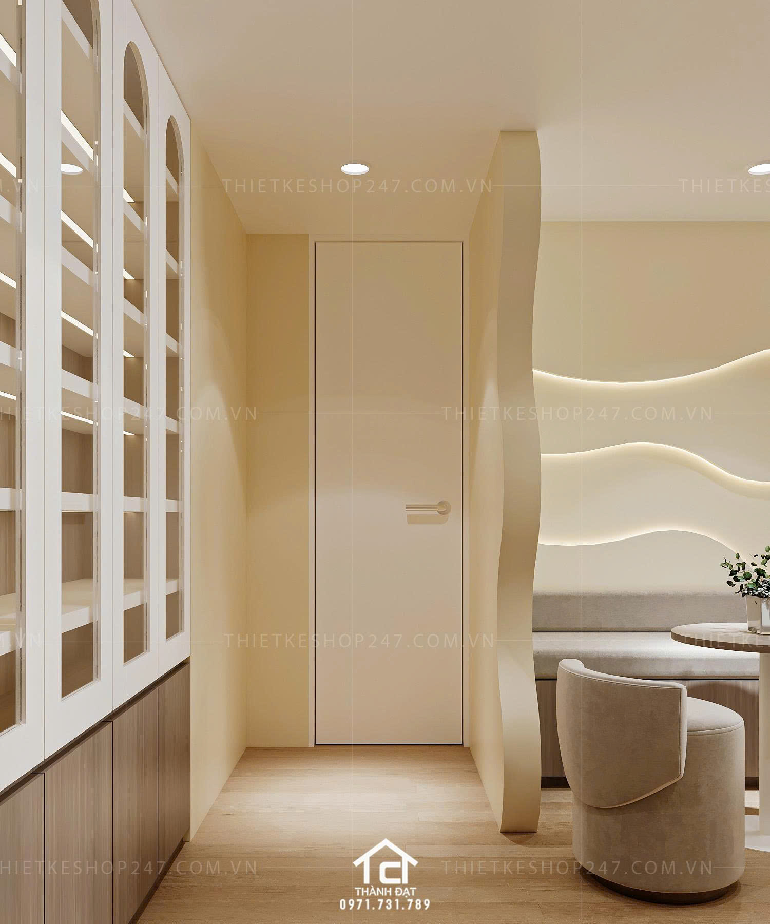 thiết kế shop điện thoại đẹp năng động