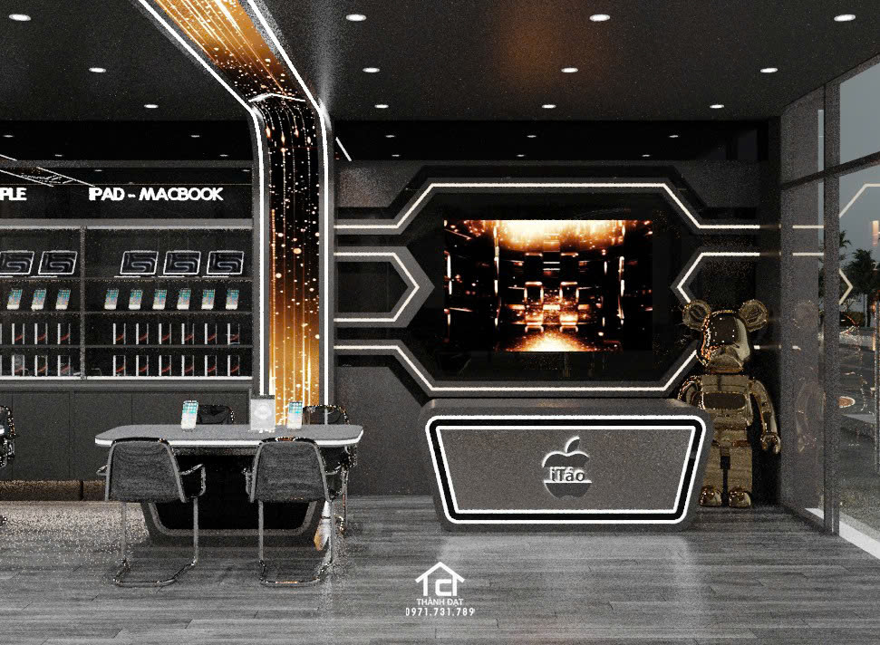 thiết kế shop điện thoại đẹp nổi bật