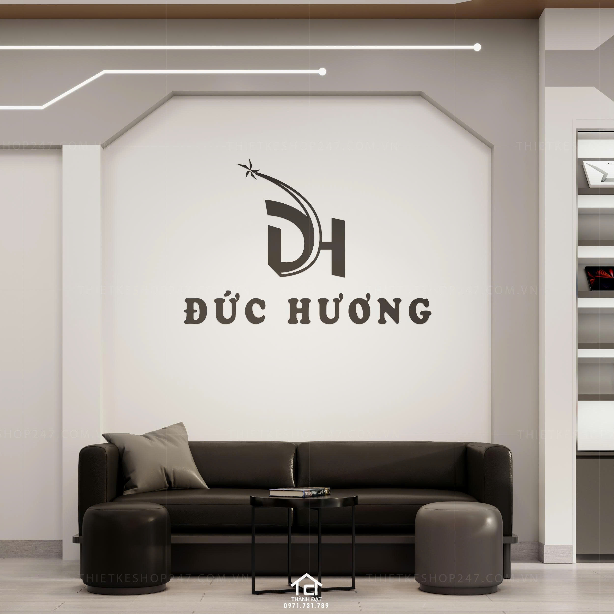 thiết kế shop điện thoại đẹp nhẹ nhàng