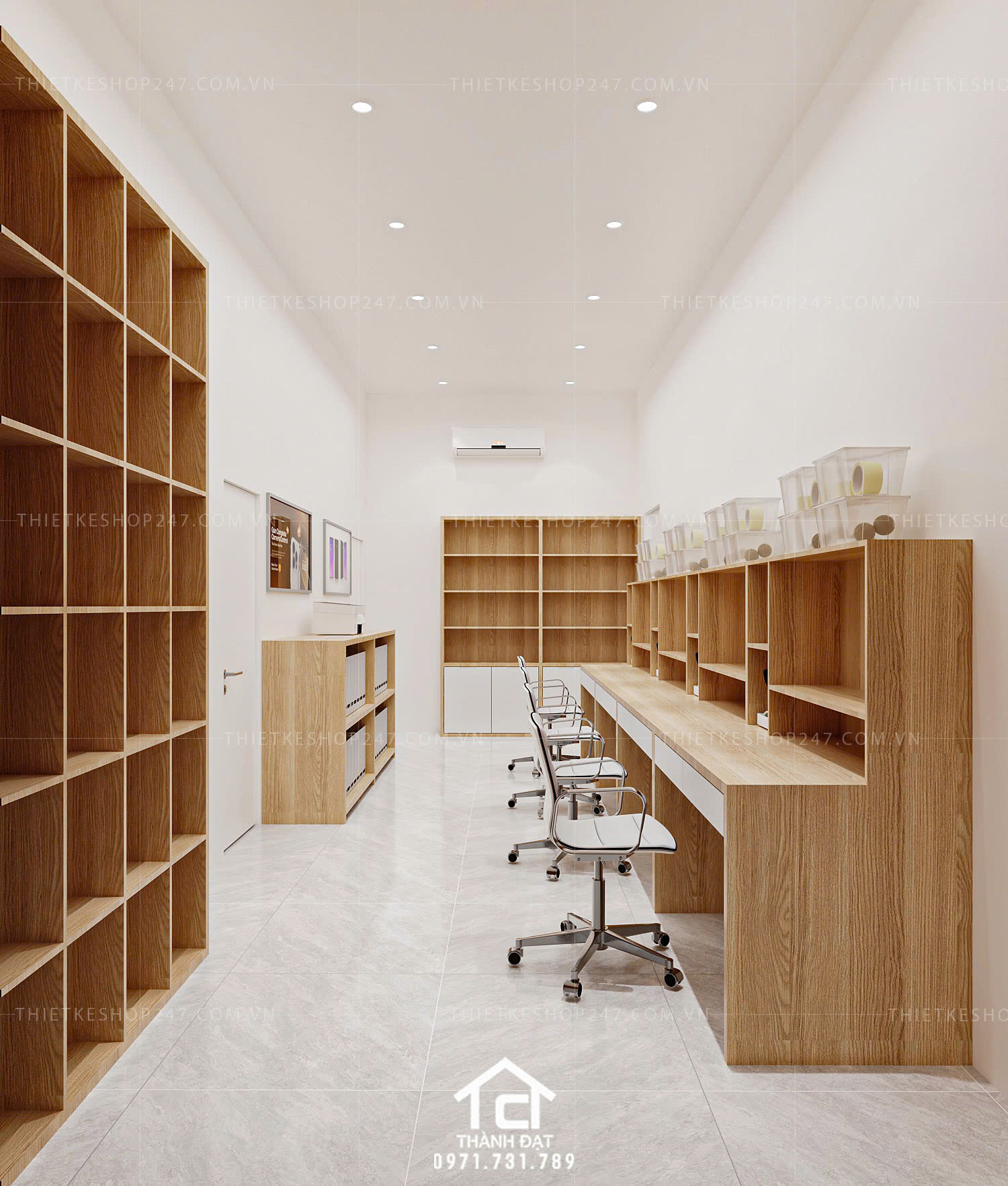 thiết kế shop điện thoại đẹp sinh động