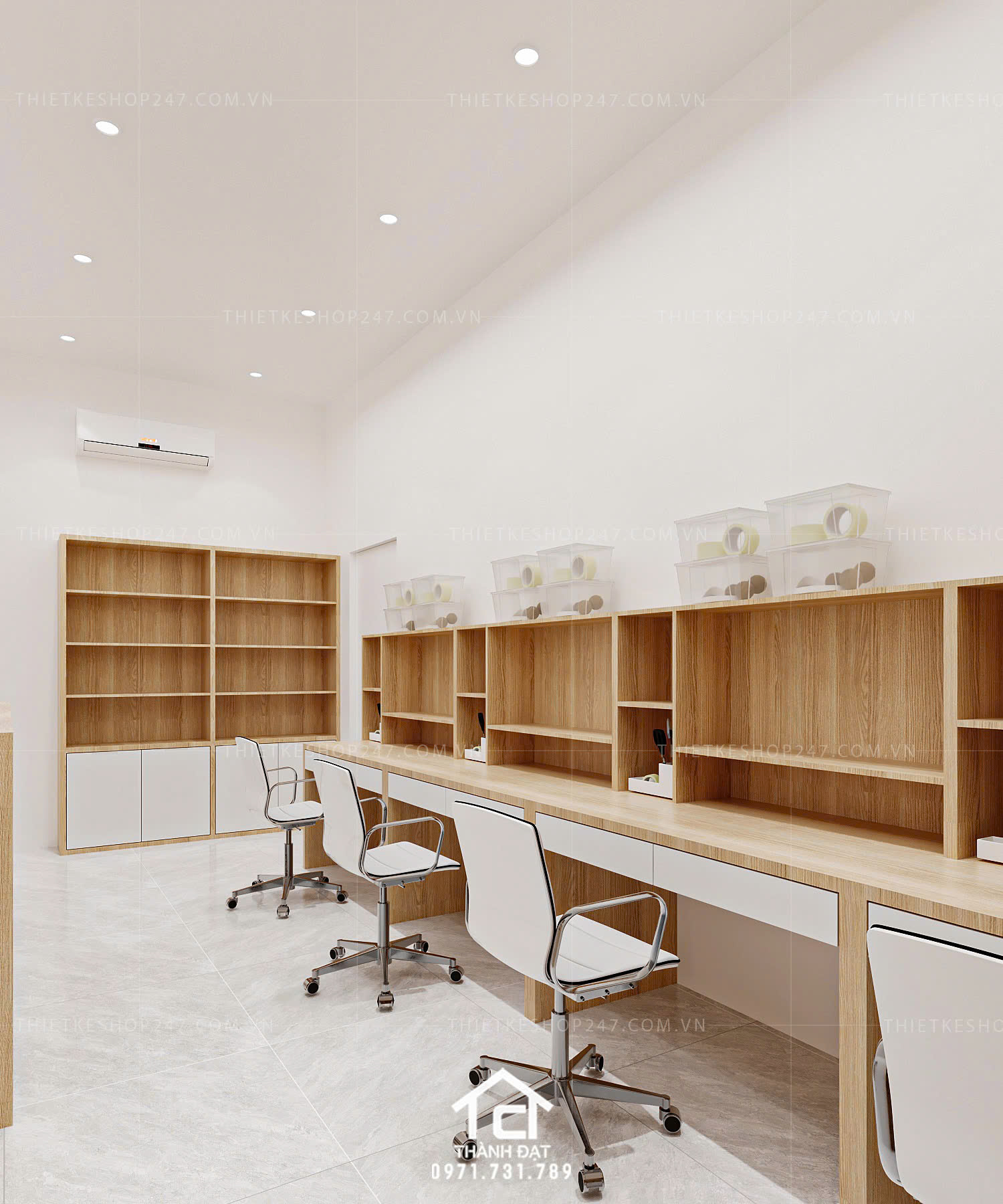 thiết kế shop điện thoại đẹp tinh tế