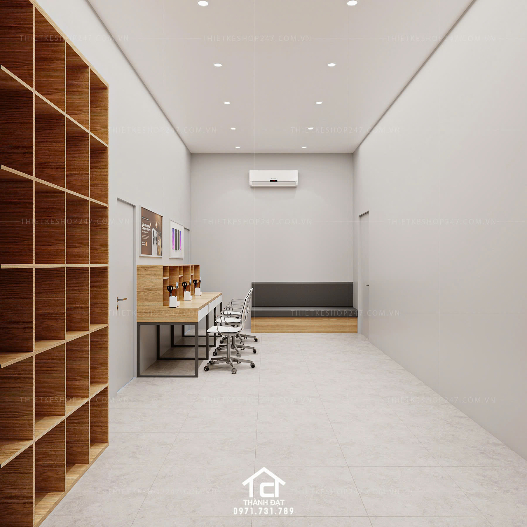 thiết kế shop điện thoại đẹp trẻ trung