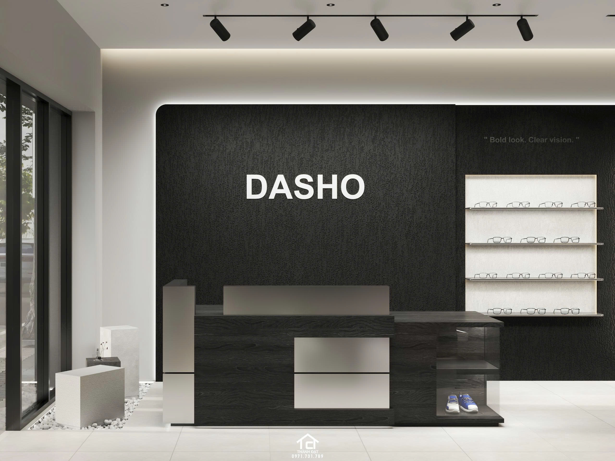 thiết kế shop giày dép đẹp lôi cuốn