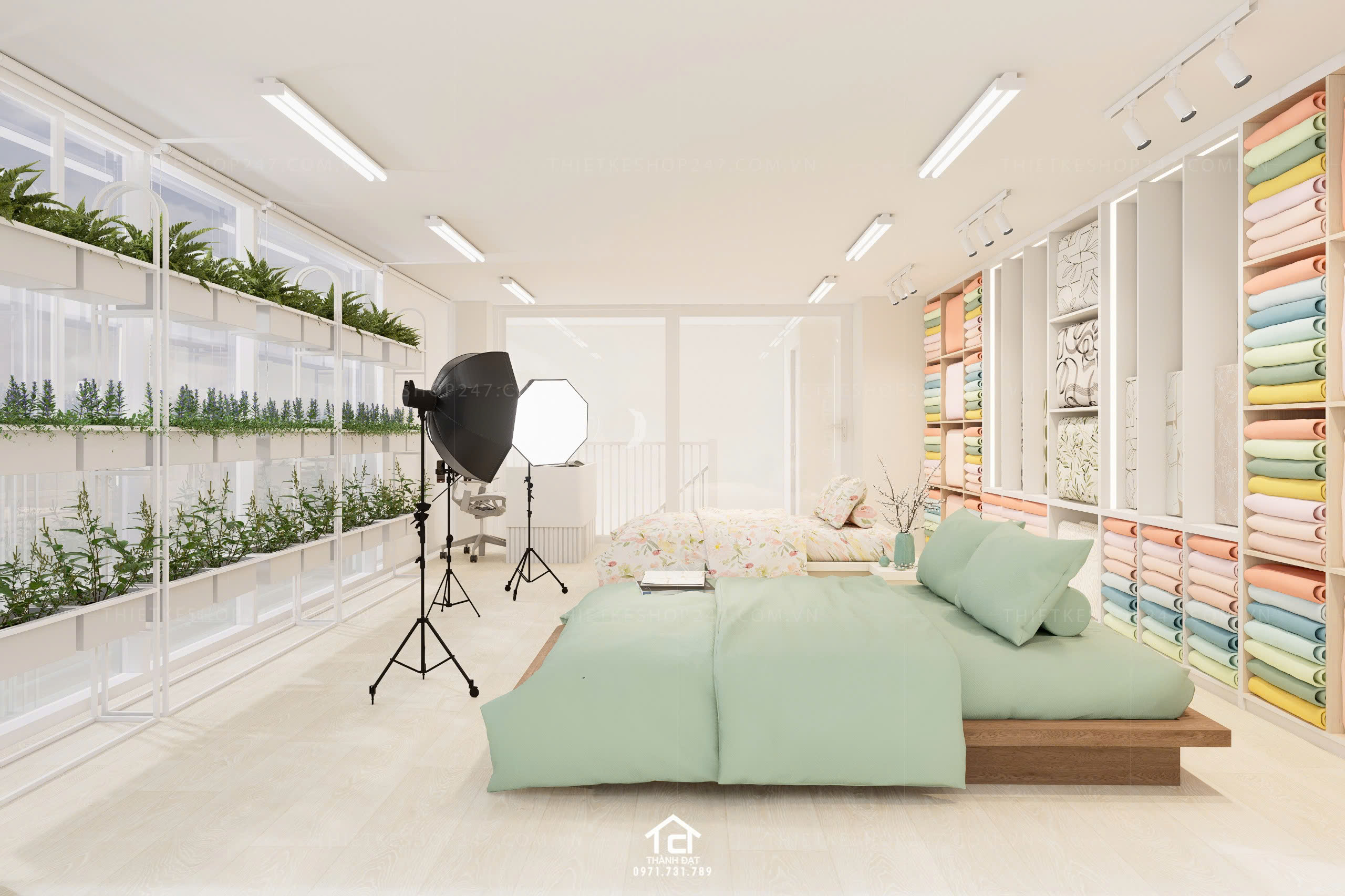 thiết kế shop grap gối đẹp