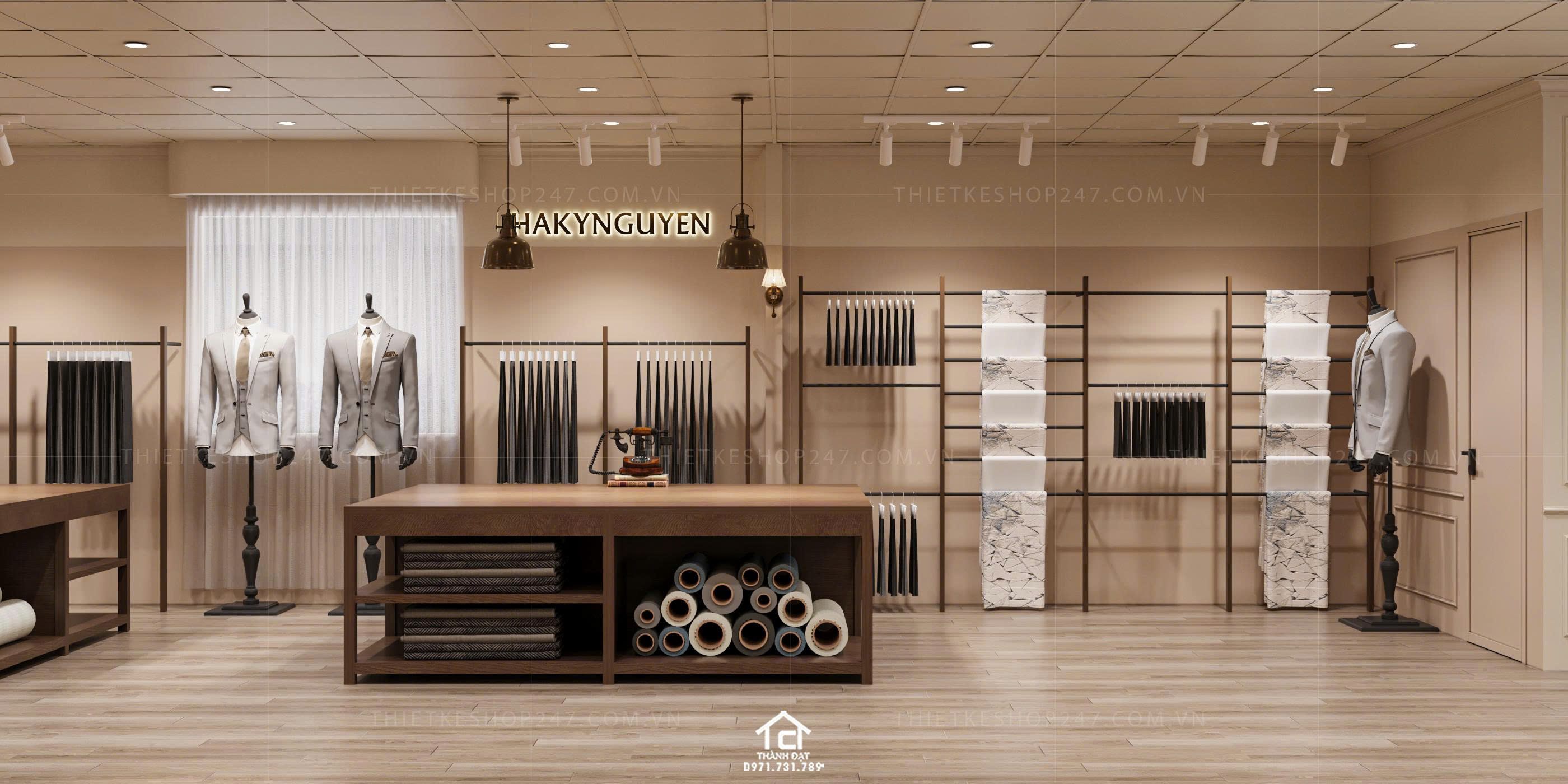 Thiết kế shop thời trang đẹp đẳng cấp