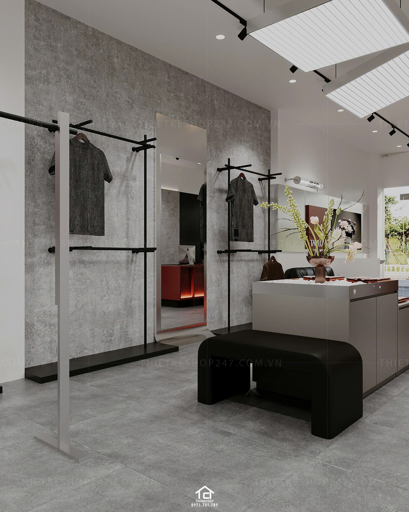 thiết kế shop thời trang đẹp cao cấp