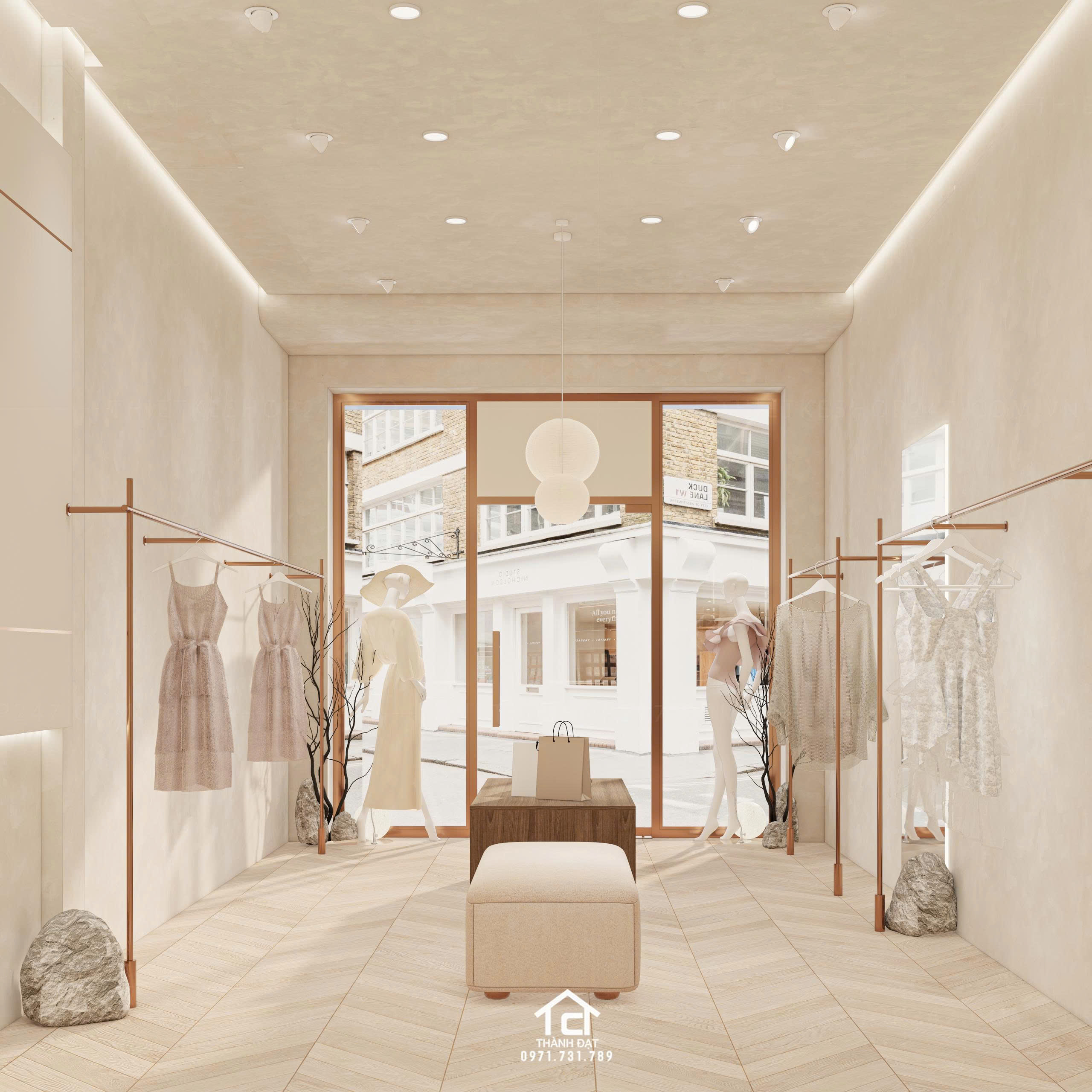 thiết kế shop thời trang đẹp lôi cuốn