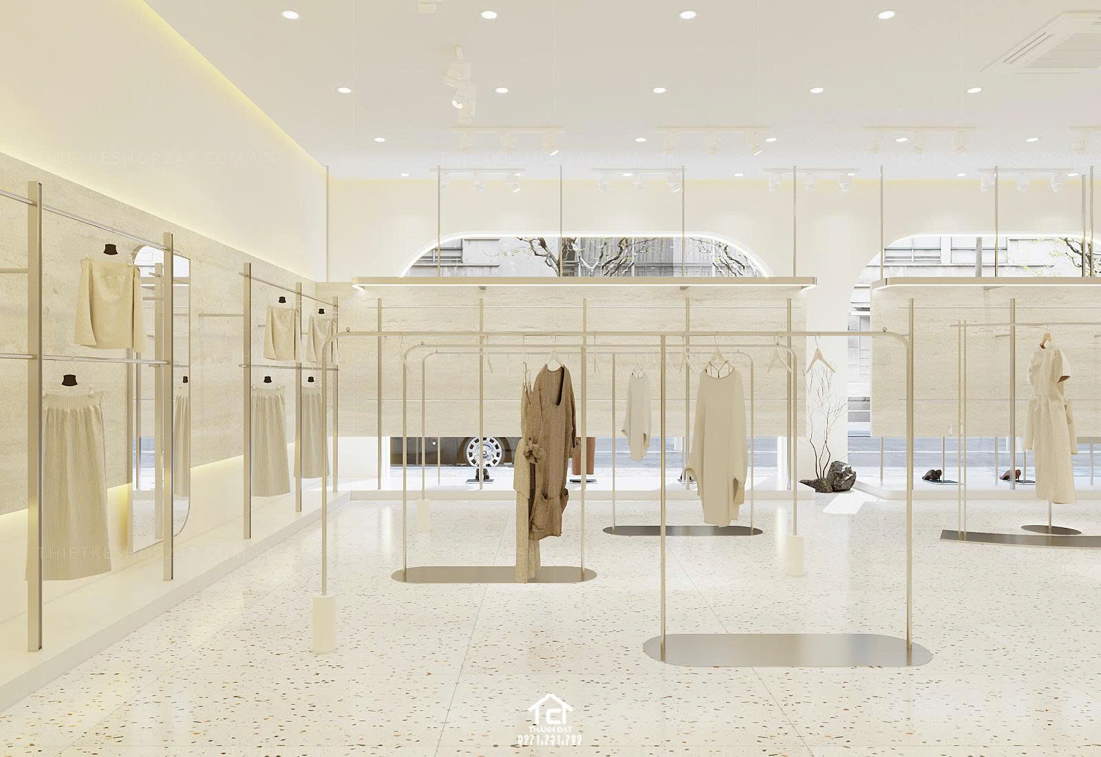 thiết kế shop thời trang đẹp