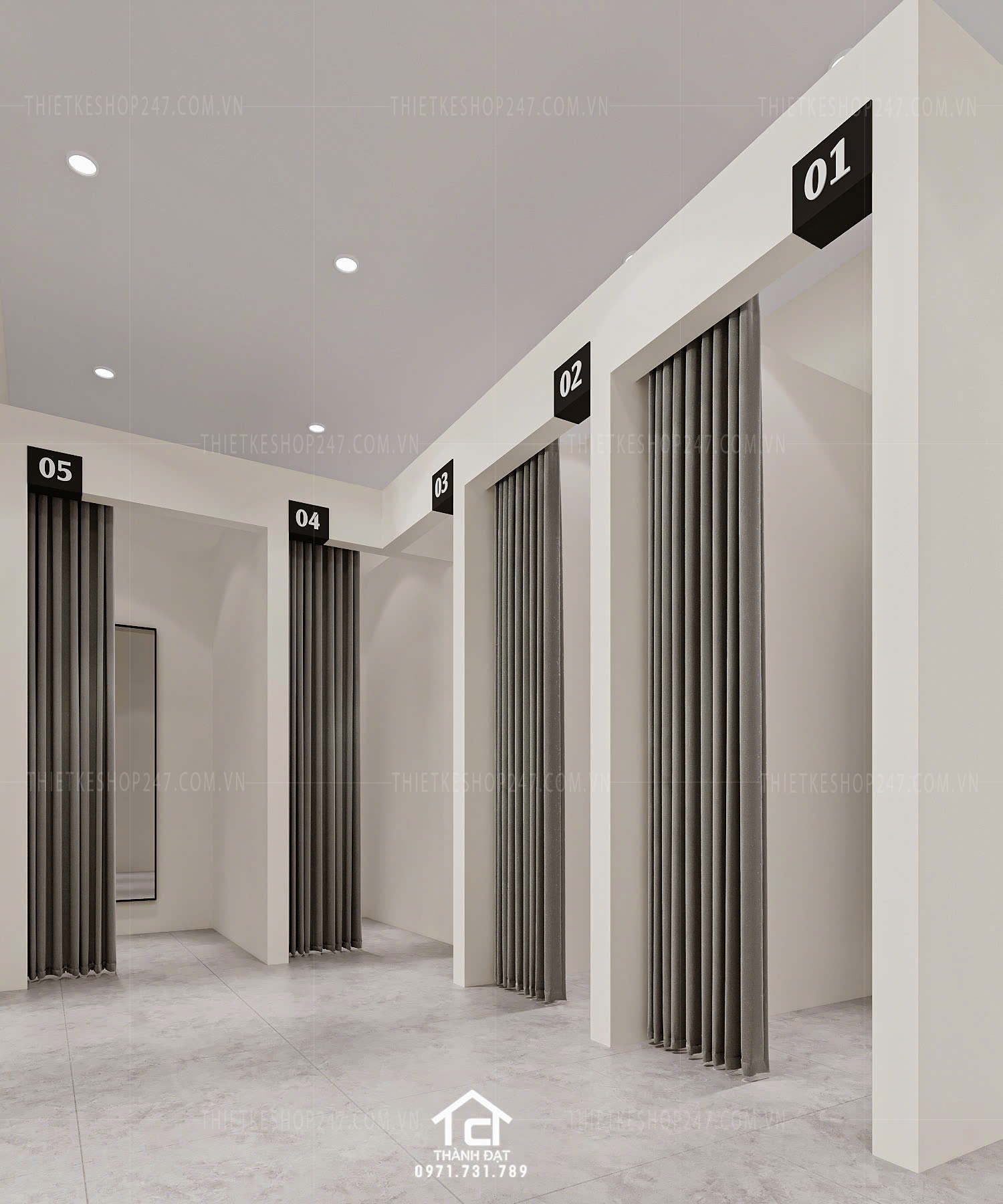 thiết kế shop thời trang đẹp sáng tạo