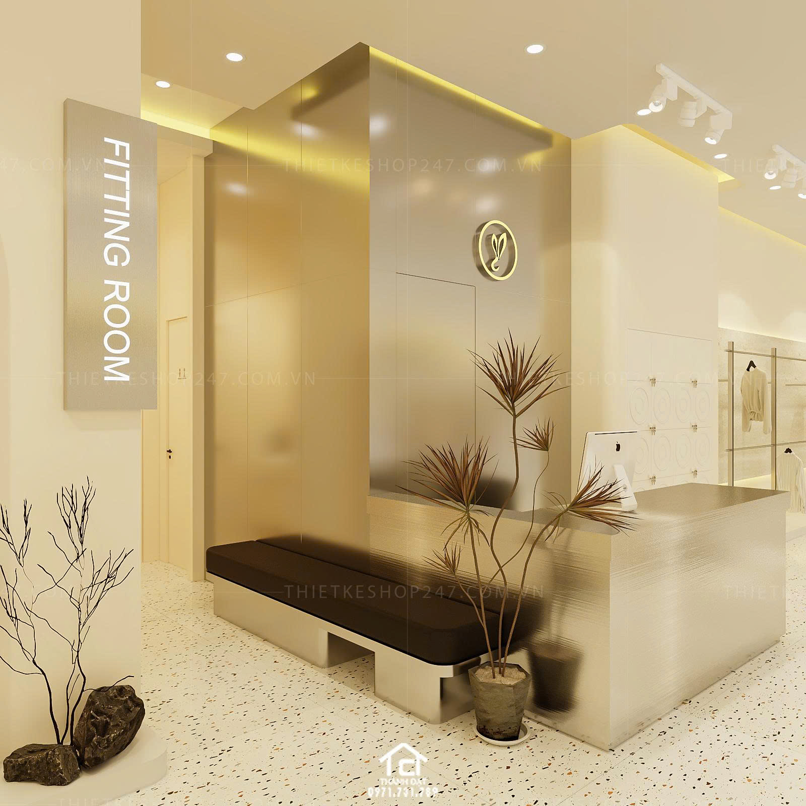 thiết kế shop thời trang đẹp sáng tạo