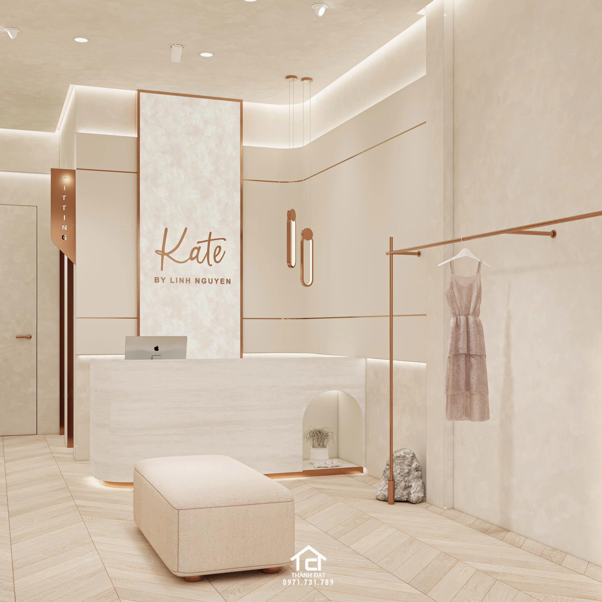 thiết kế shop thời trang đẹp thu hút