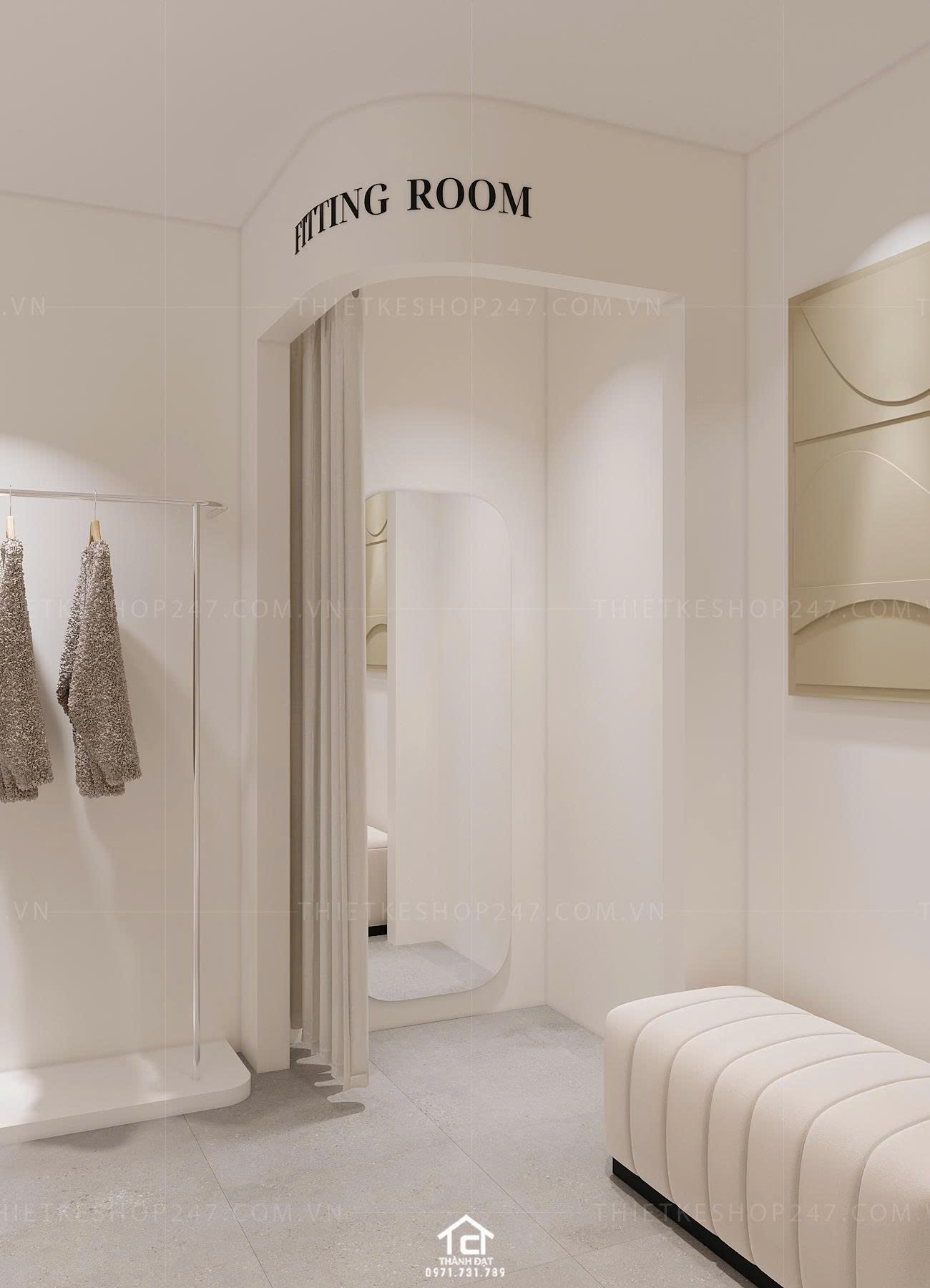 thiết kế shop thời trang đẹp thu hút