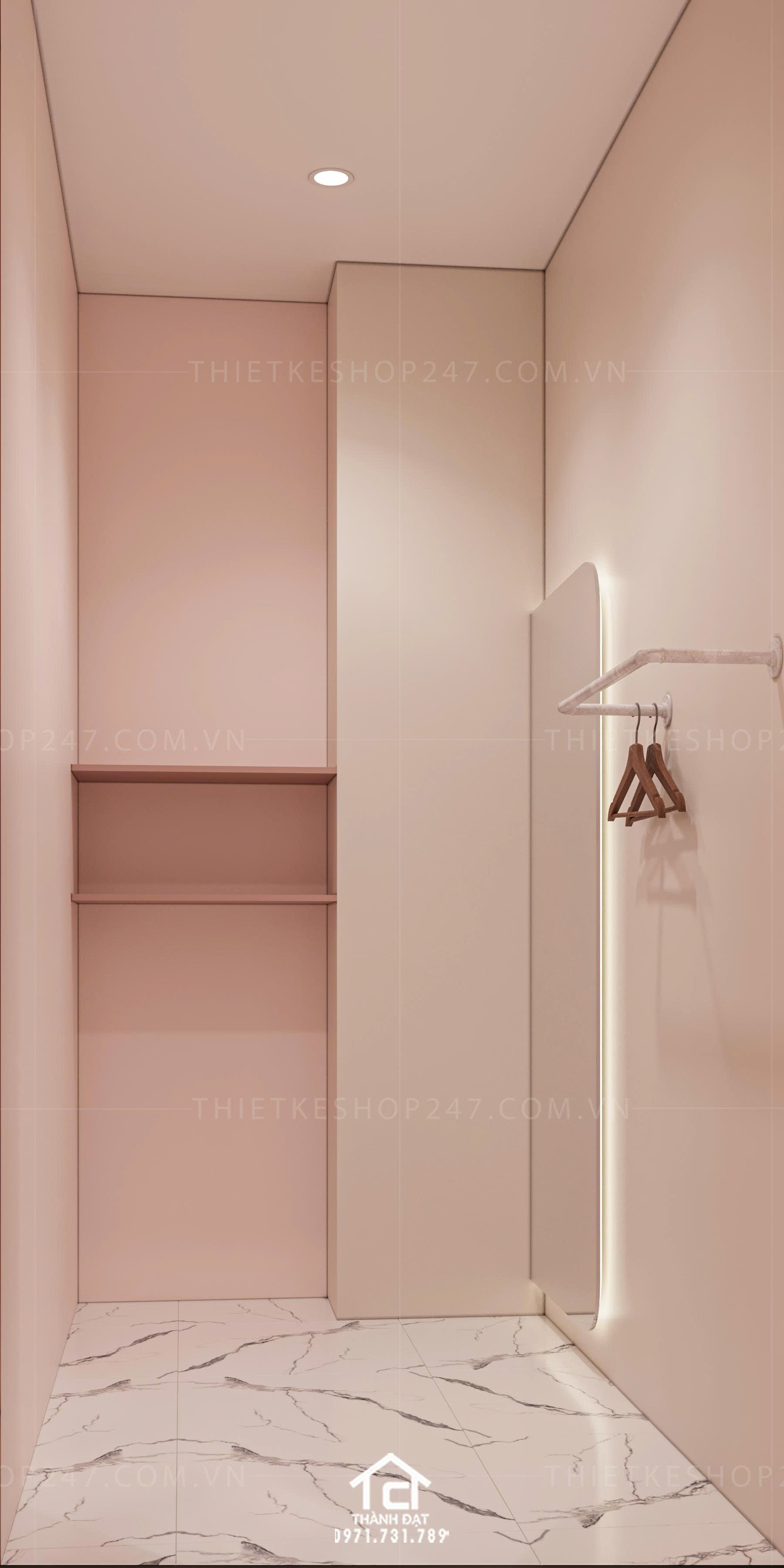 thiết kế shop thời trang đẹp tinh tế