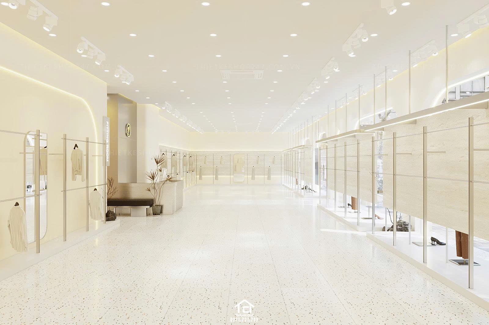 thiết kế shop thời trang đẹp tinh tế