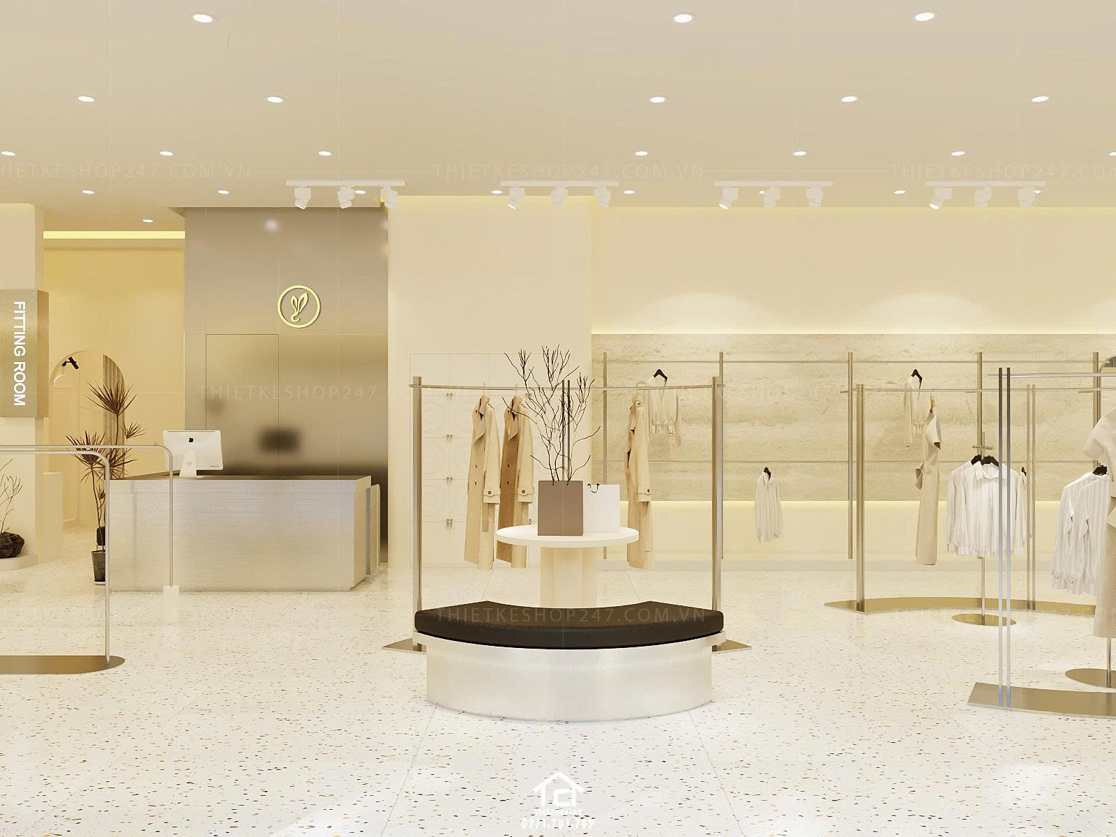 thiết kế shop thời trang đẹp xinh