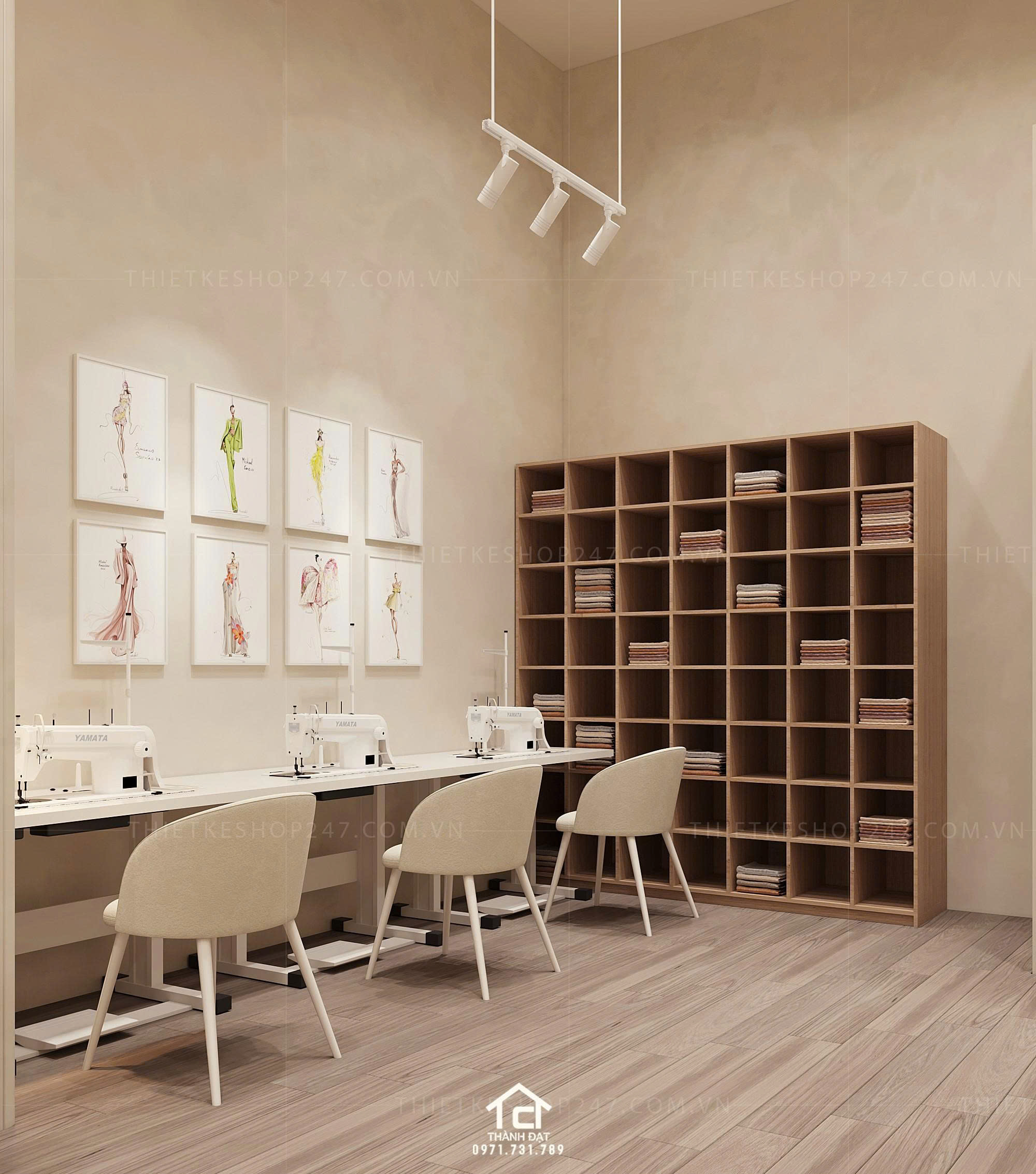 thiết kế shop thời trang đẹp