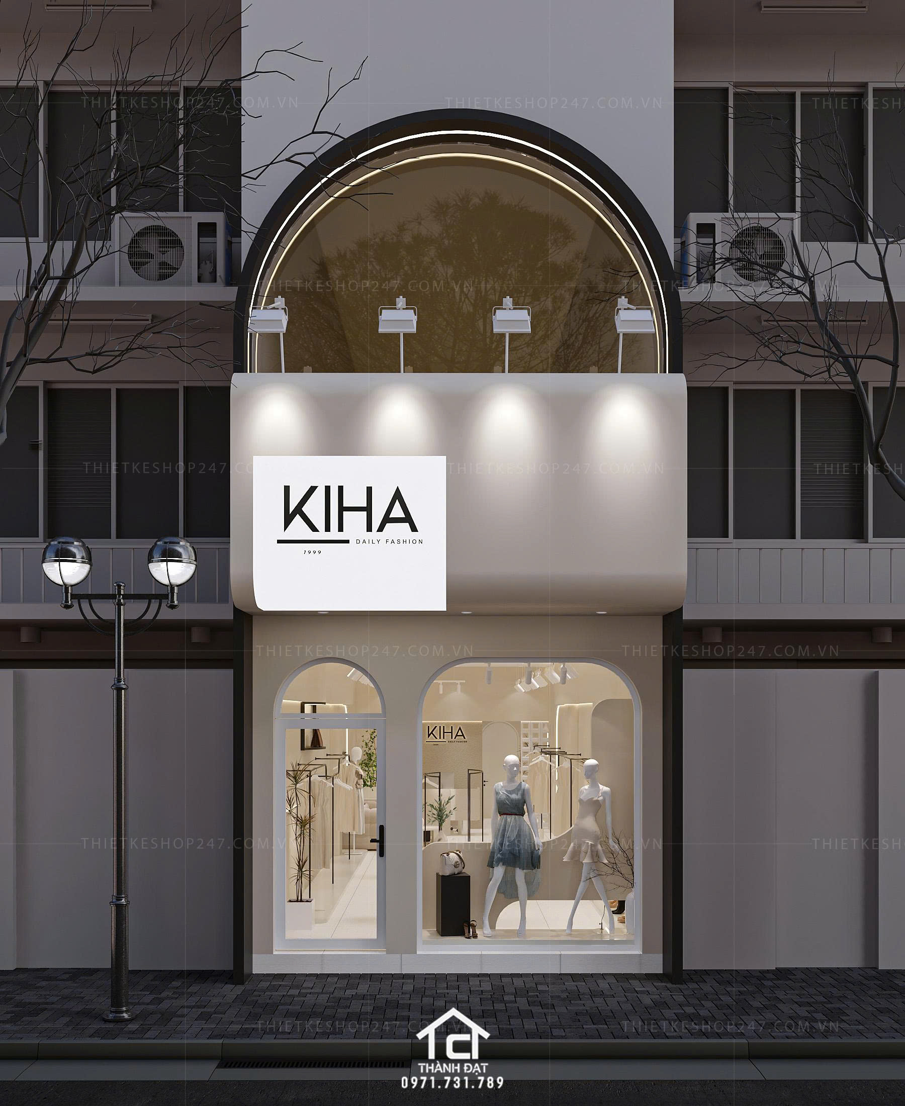 Thiết kế shop thời trang đẹp