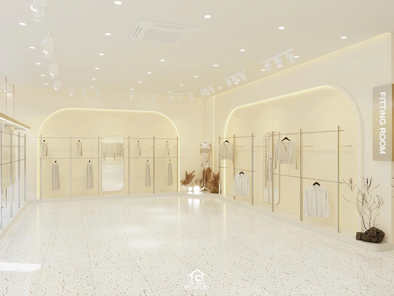 thiết kế shop thời trang lôi cuốn