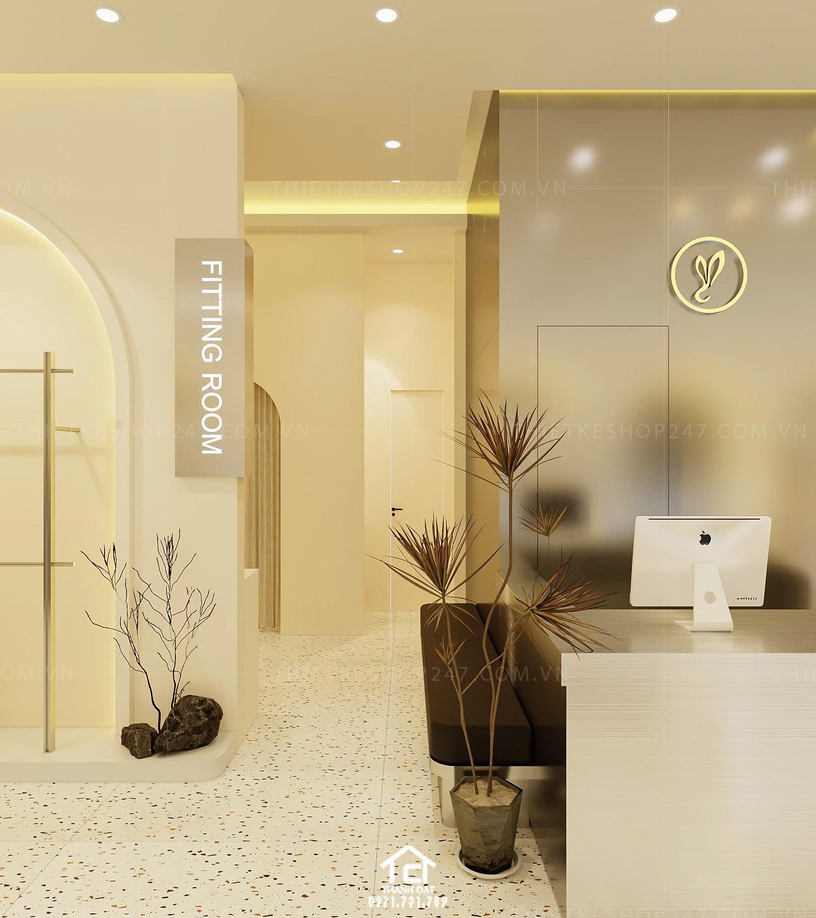 thiết kế shop thời trang thu hút