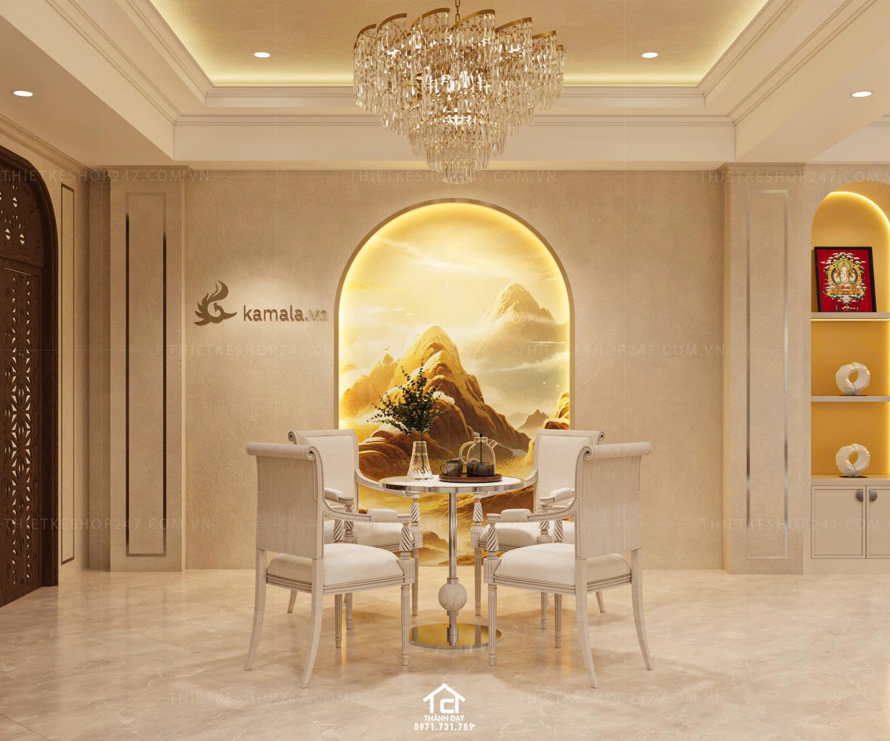 Thiết kế shop trang sức đẹp đẳng cấp