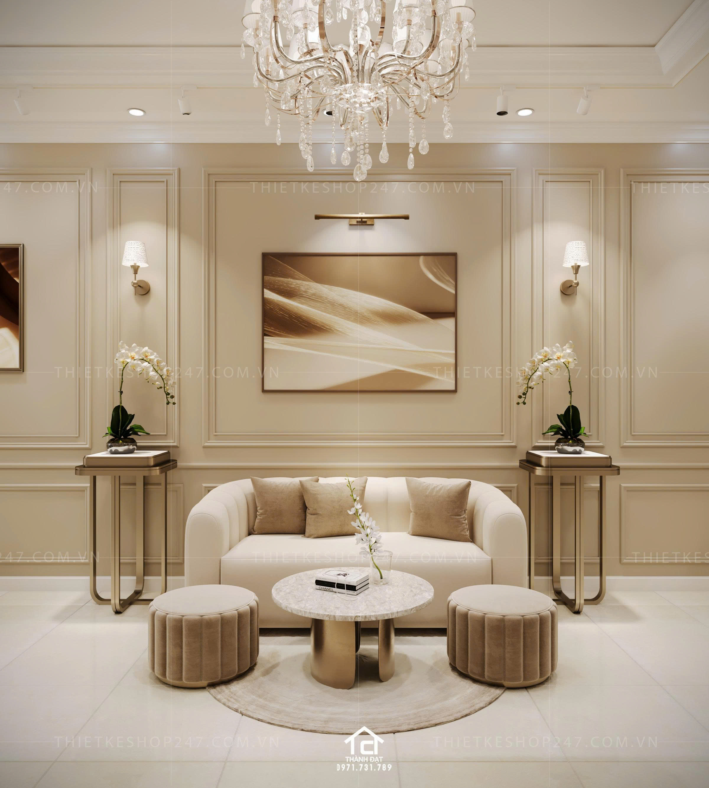 thiết kế shop trang sức đẹp sang chảnh