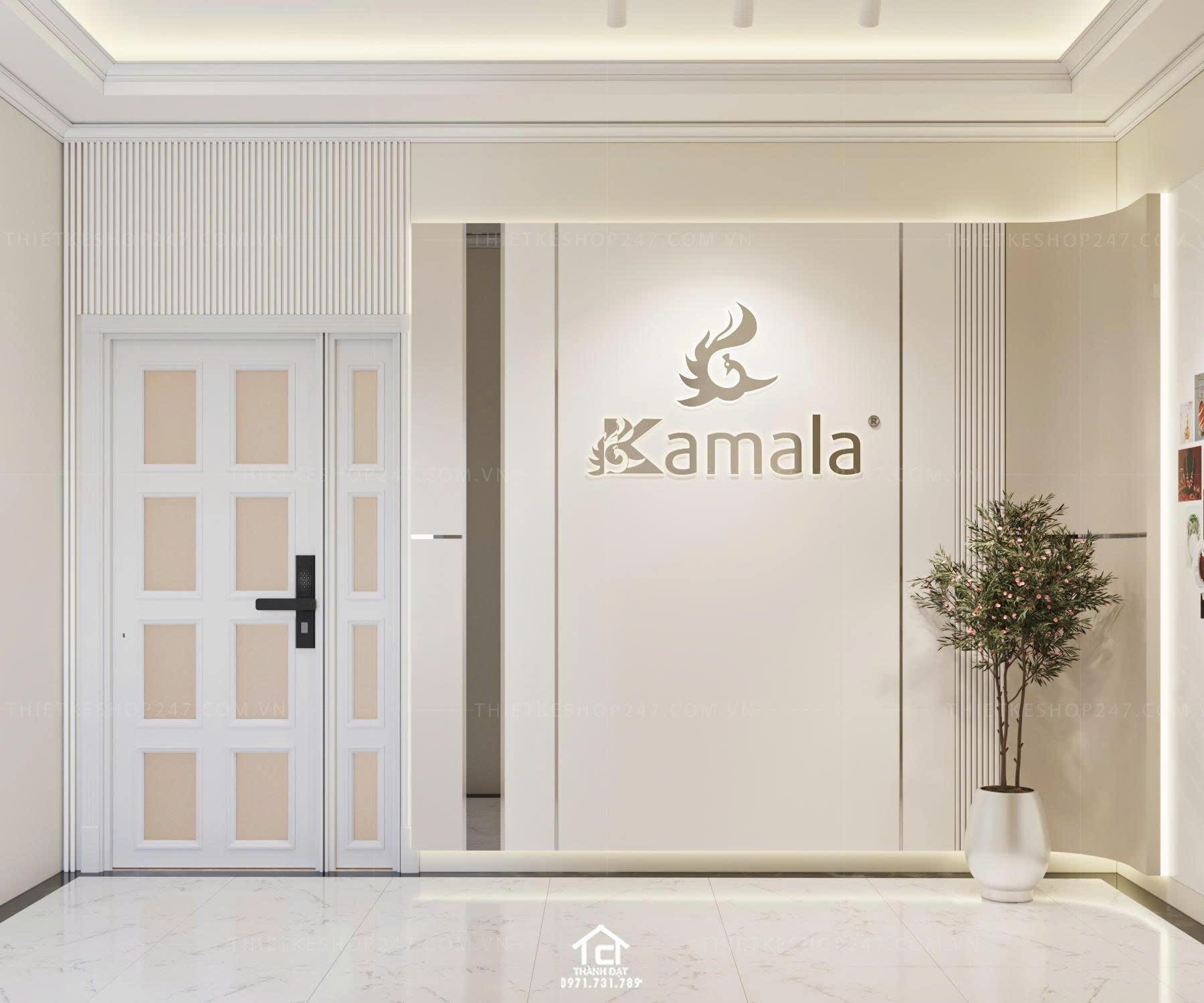 thiết kế shop trang sức đẹp