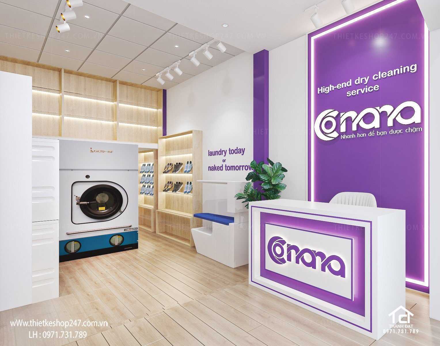 Thiết kế siêu thị tiện ích tổng hợp đẹp nổi bật