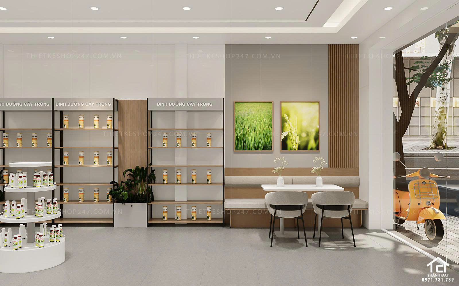 Thiết kế siêu thị tiện ích tổng hợp đẹp ấn tượng