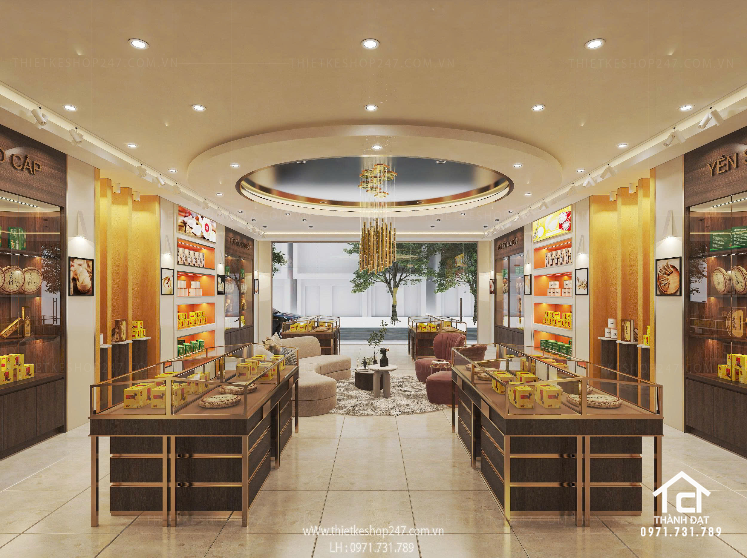 thiết kế siêu thị tiện ích tổng hợp đẹp HIỆN ĐẠI