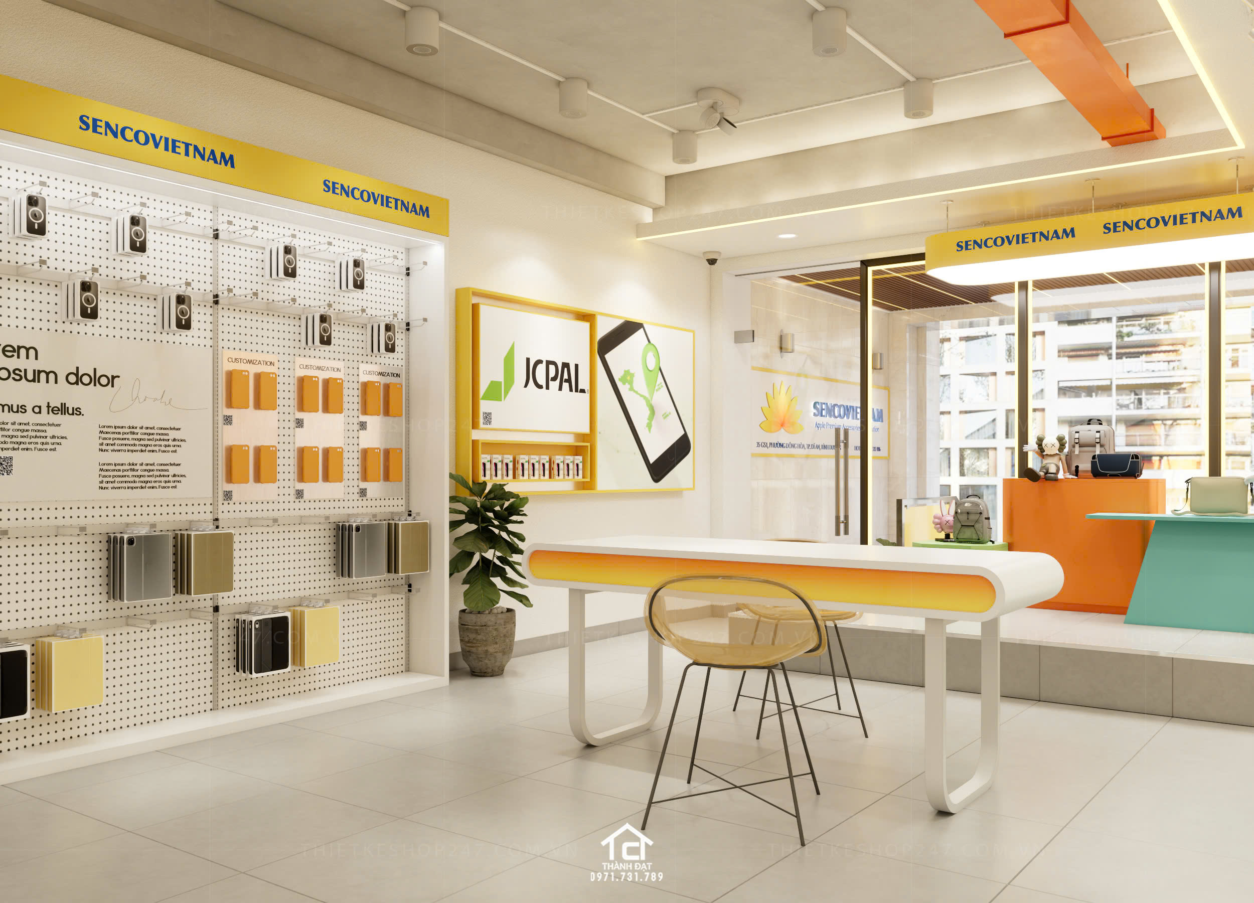 Thiết kế siêu thị tiện ích tổng hợp đẹp lung linh