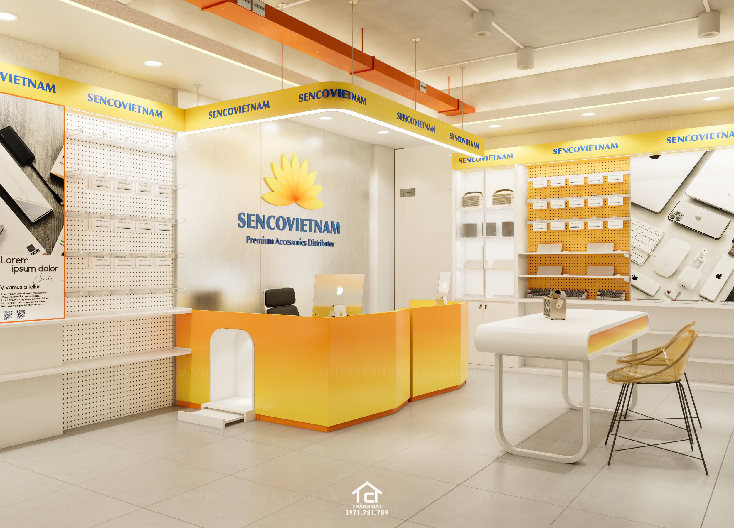 Thiết kế siêu thị tiện ích tổng hợp đẹp thu hút