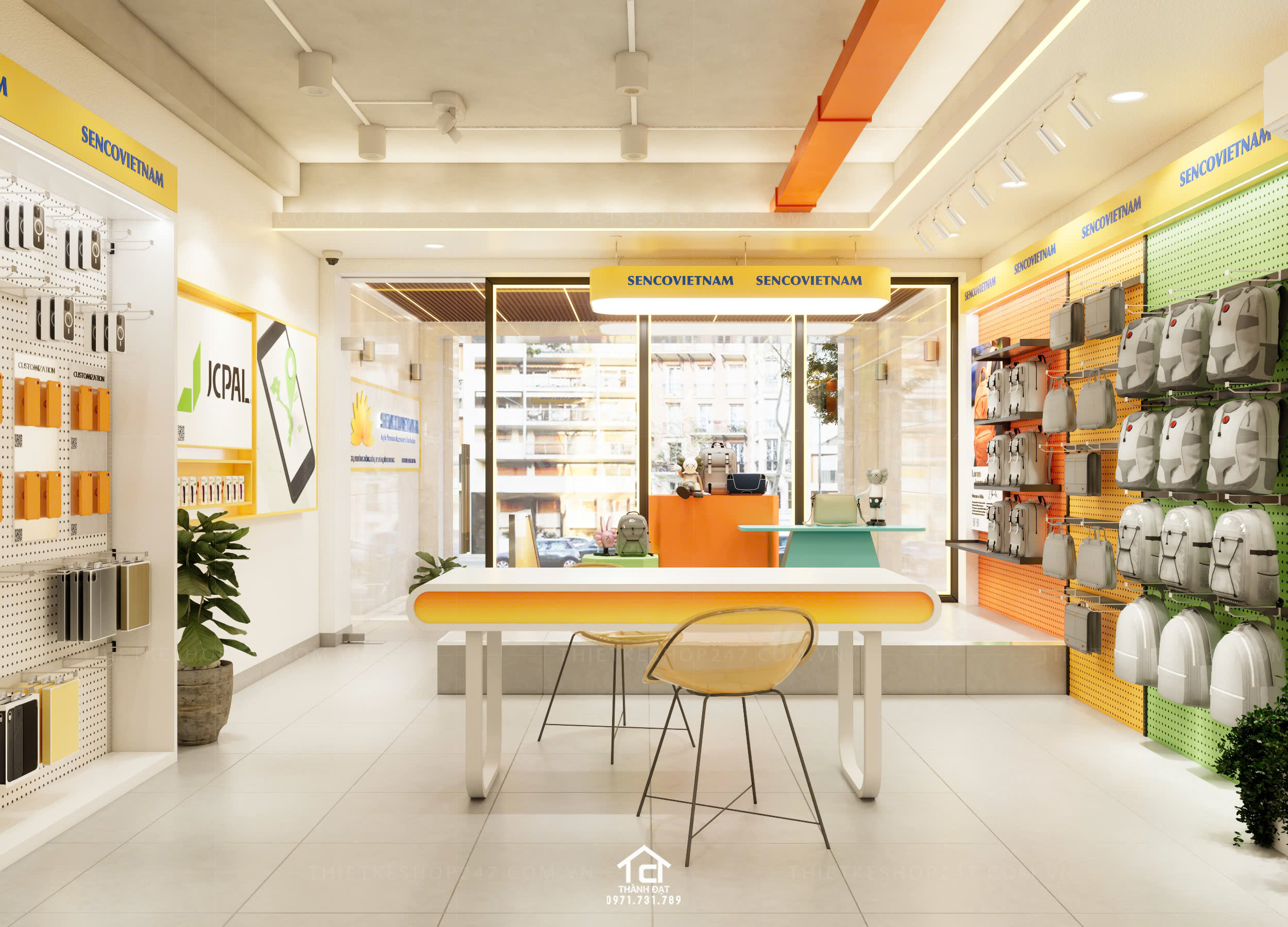 Thiết kế siêu thị tiện ích tổng hợp đẹp trẻ trung