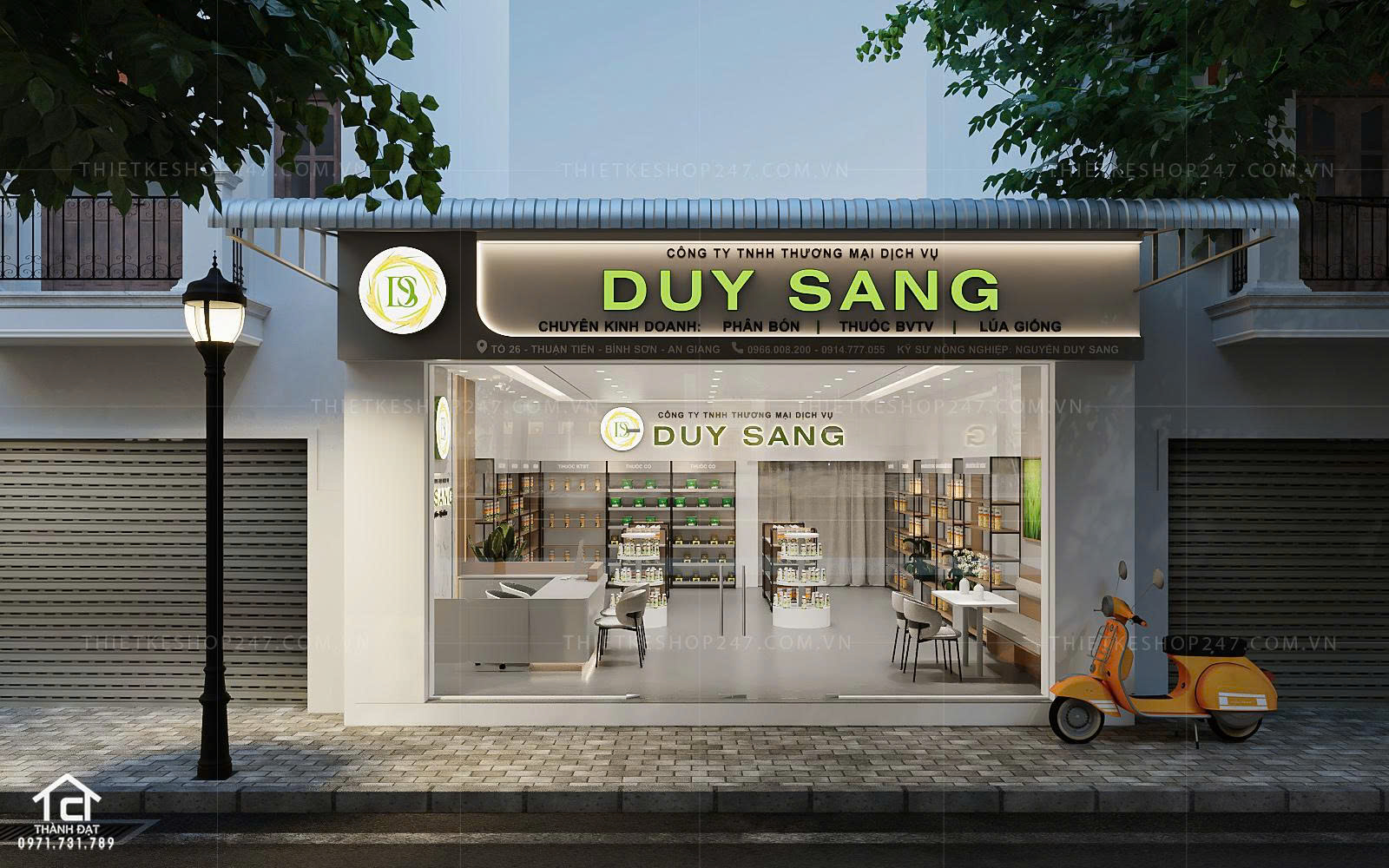 Thiết kế siêu thị tiện ích tổng hợp đẹp