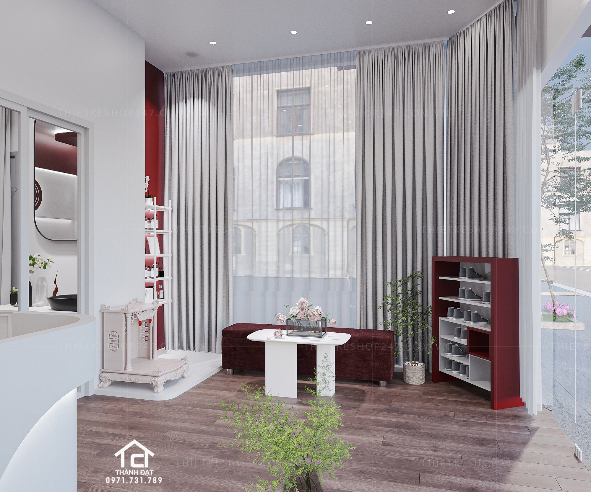 thiết kế spa đẹp ấn tượng