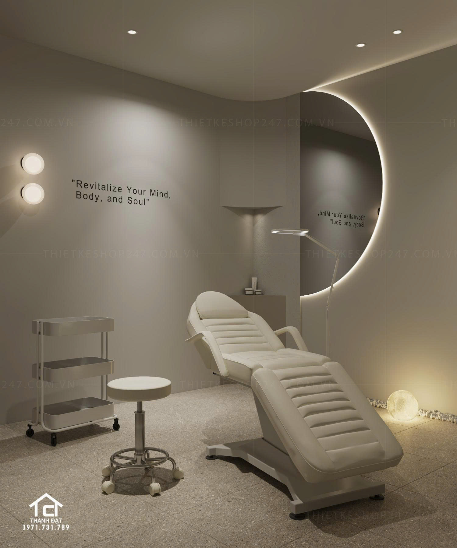 thiết kế spa đẹp ấn tượng
