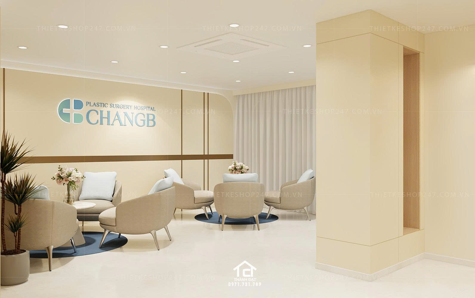 Thiết kế spa đẹp ấn tượng