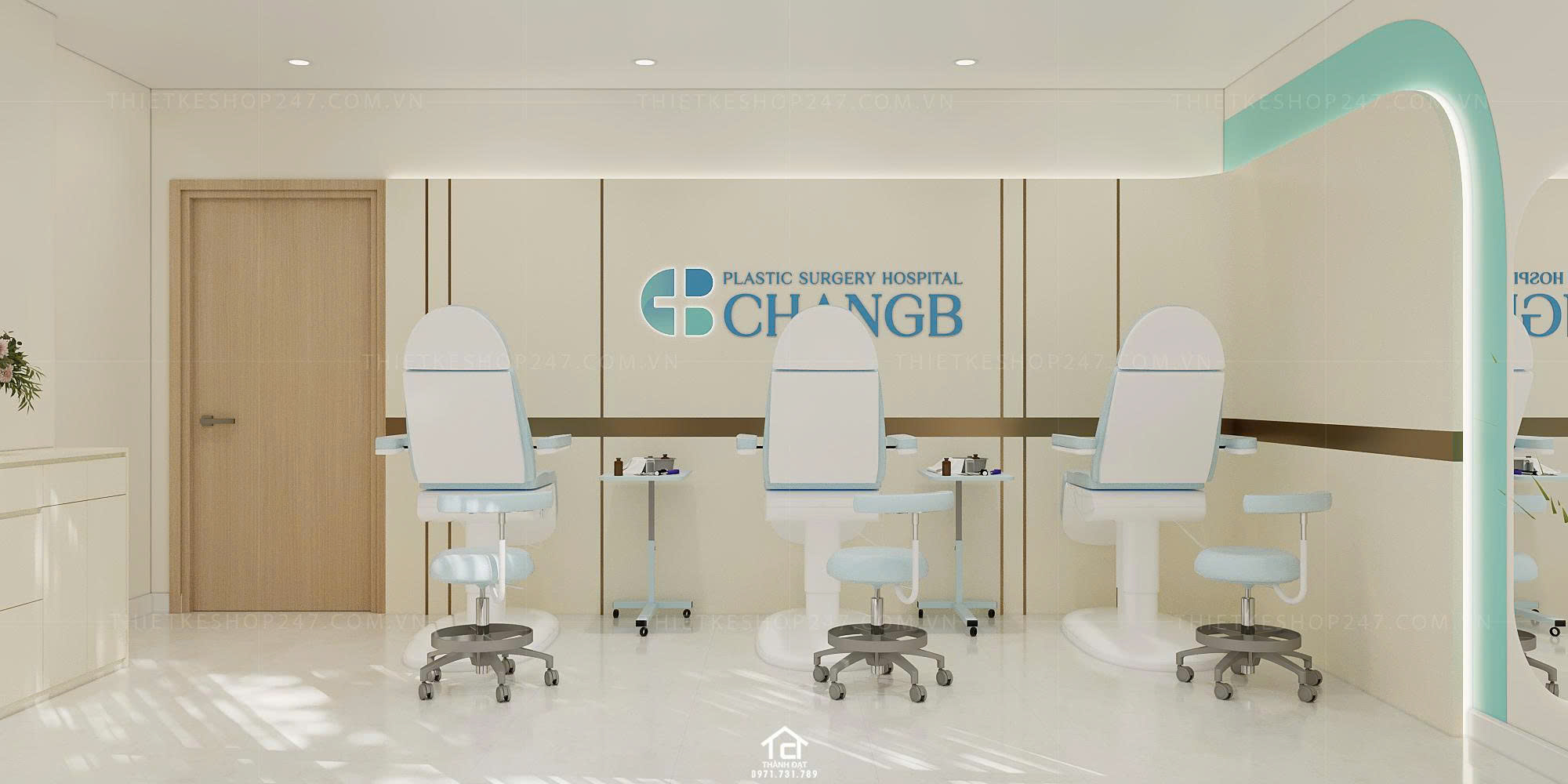 thiết kế spa đẹp ấn tượng