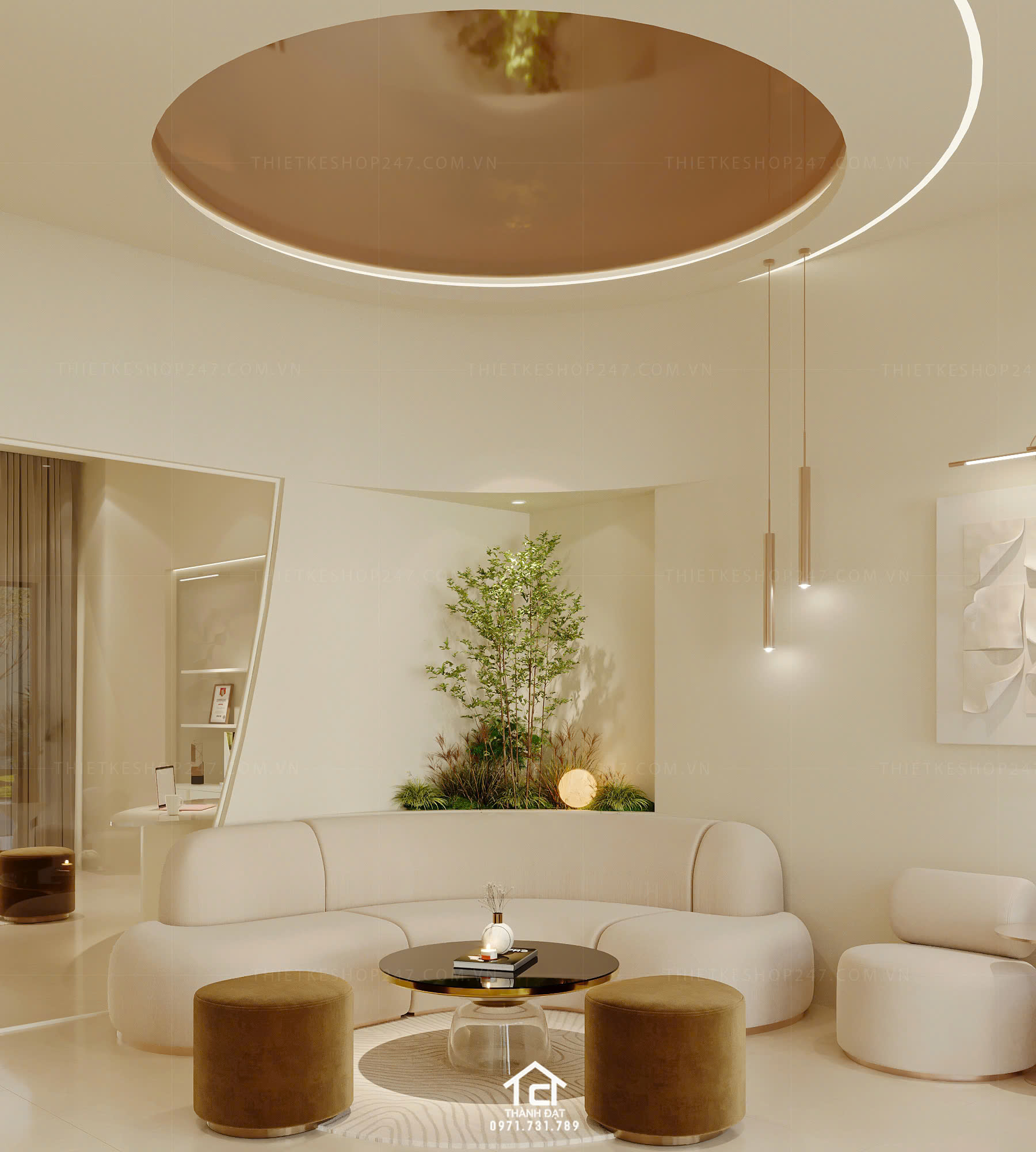 thiết kế spa đẹp ấn tượng